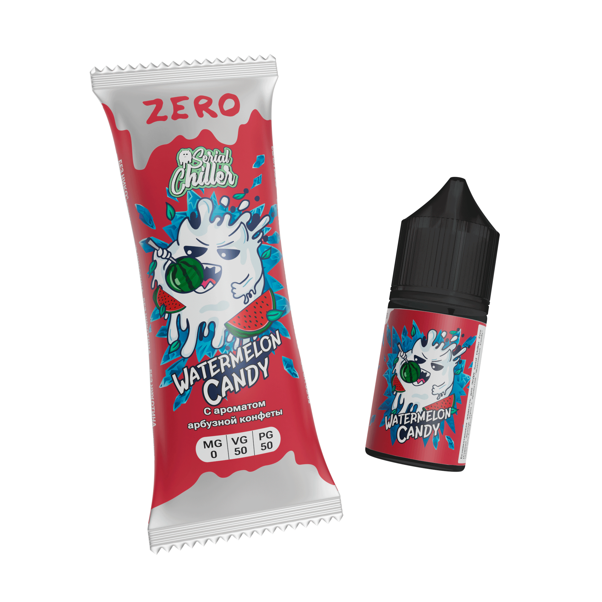 Жидкость ЧЗ Serial Chiller SALT Watermelon Candy. фото 1