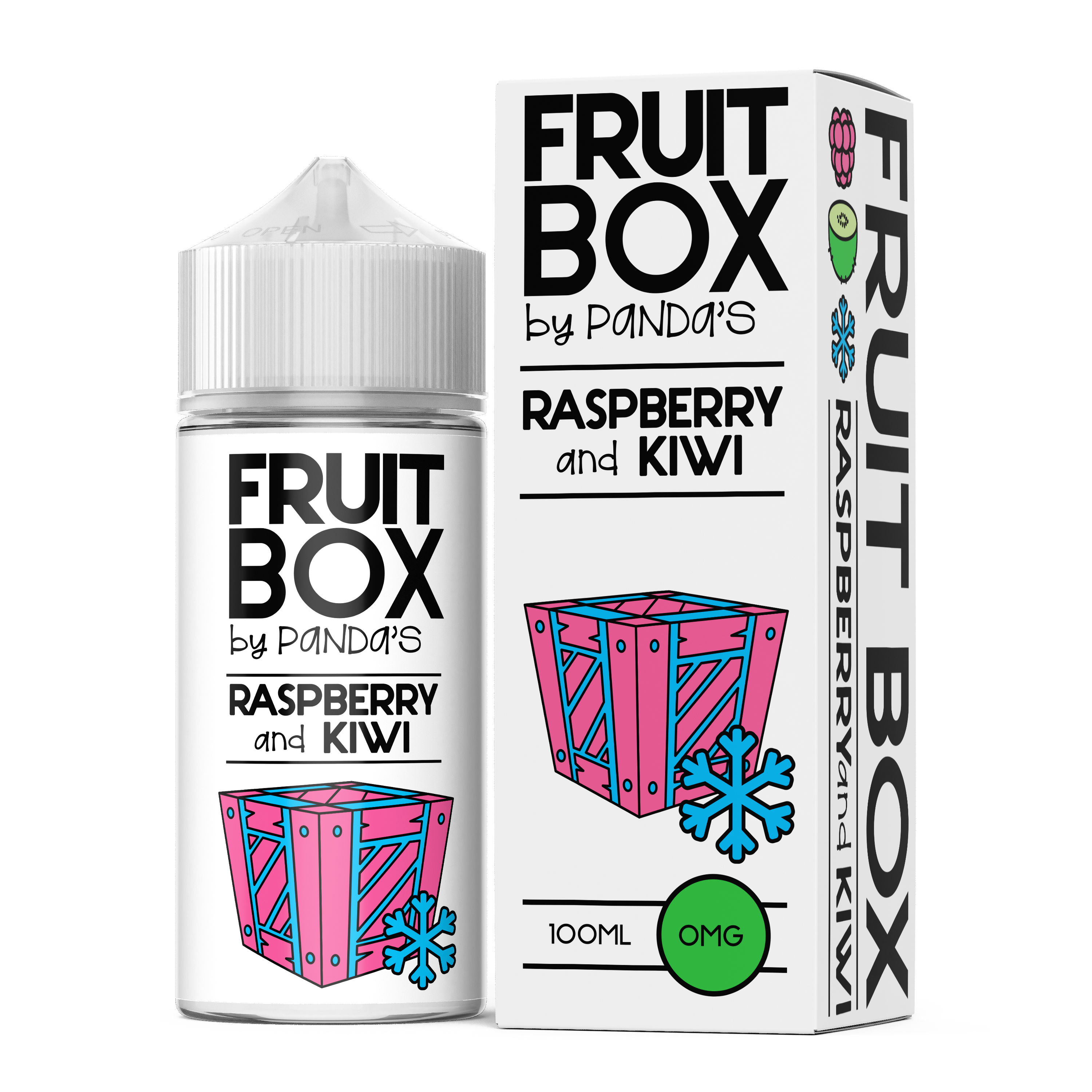 Жидкость ЧЗ Fruit Box Raspberry and Kiwi. фото 1