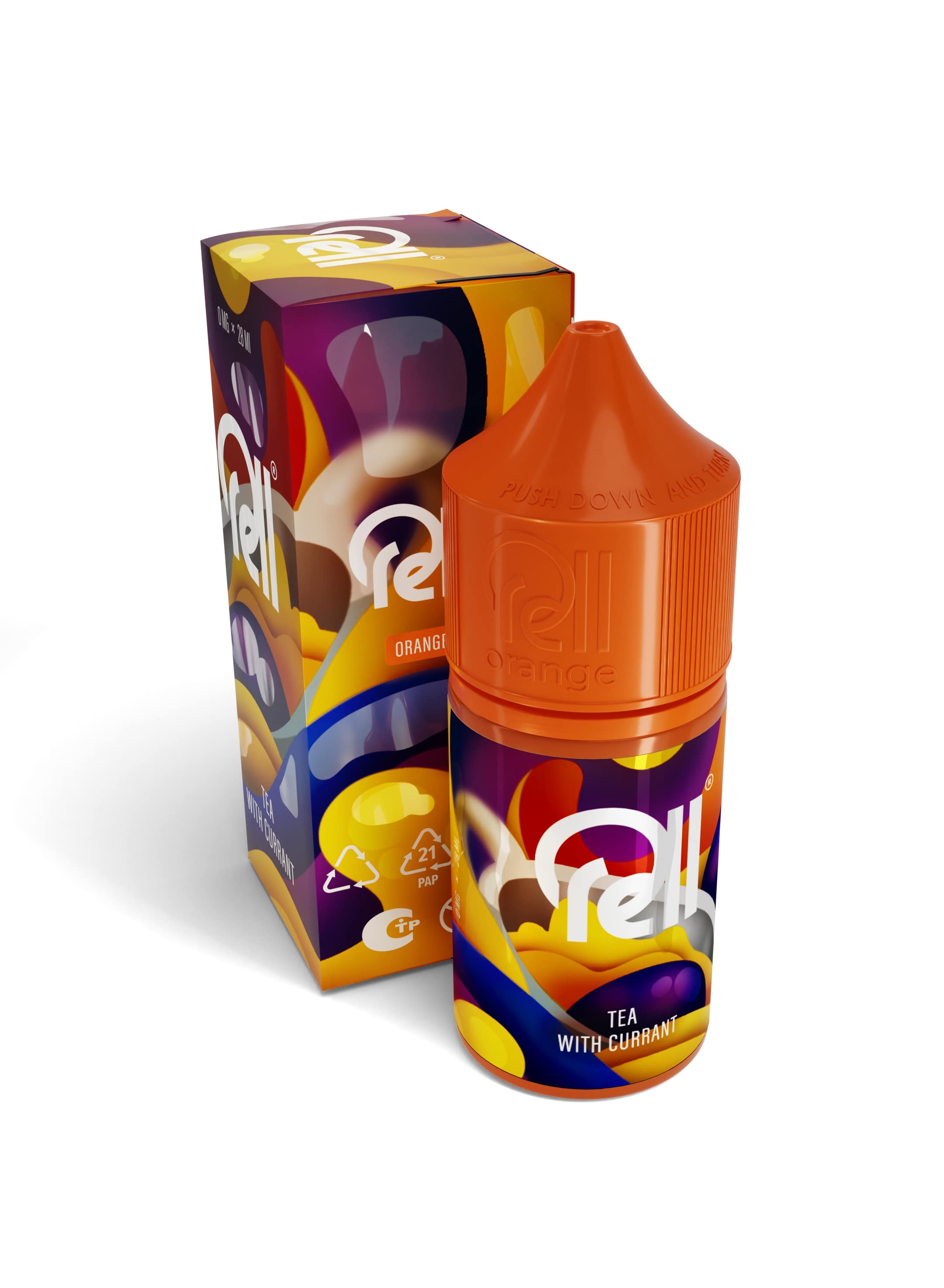 Жидкость ЧЗ RELL Orange SALT Tea with Currant. фото 1