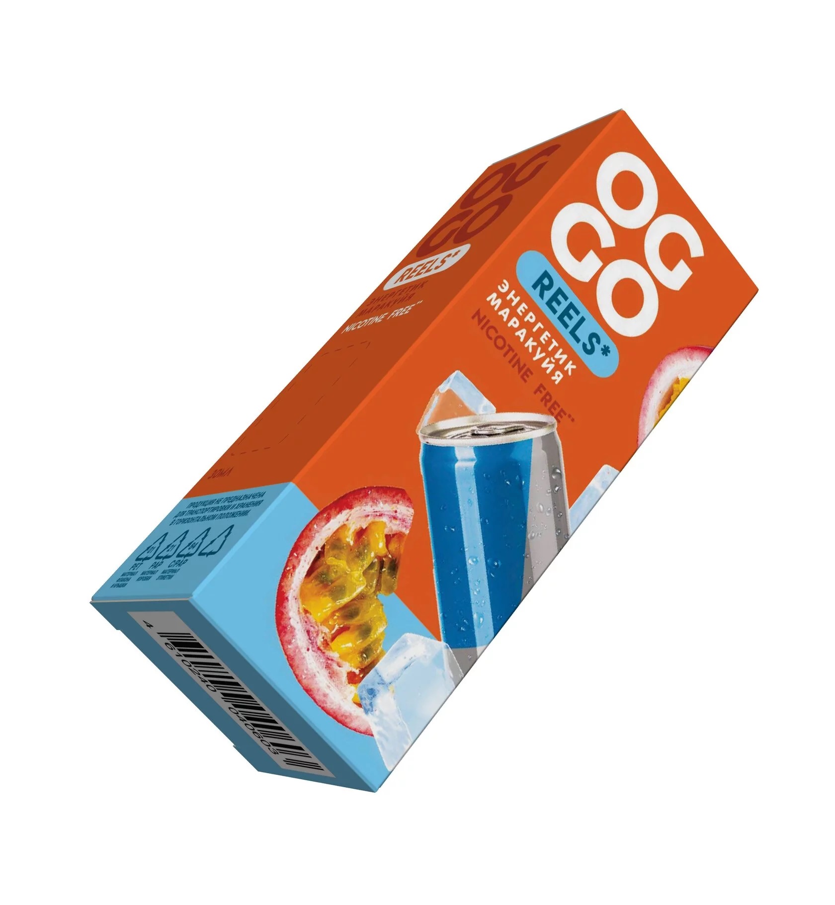 Жидкость ЧЗ OGGO Reels SALT Энергетик Маракуйя. фото 1
