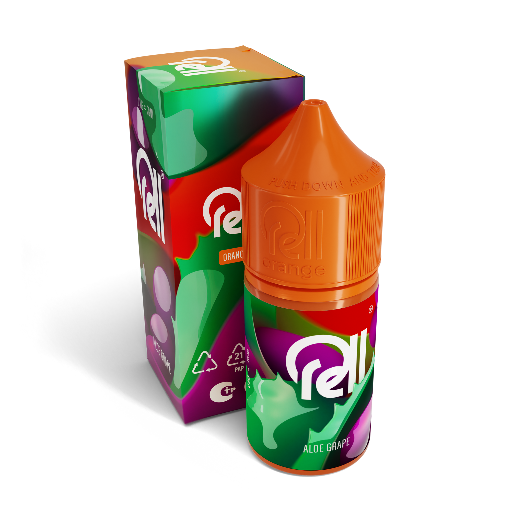 Жидкость RELL Orange SALT Aloe Strawberry Kiwi*. фото 2