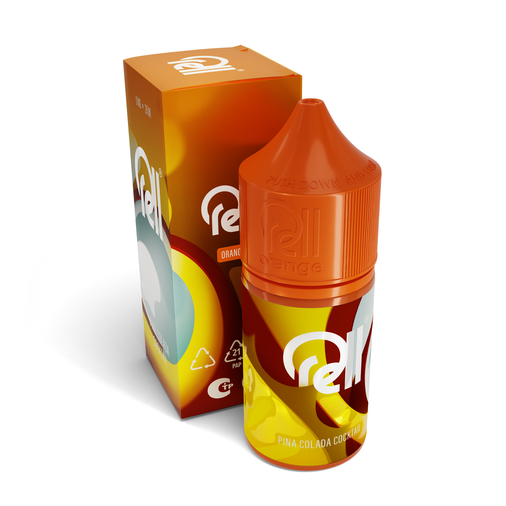 Жидкость RELL Orange SALT Pina Colada Cocktail*. фото 1