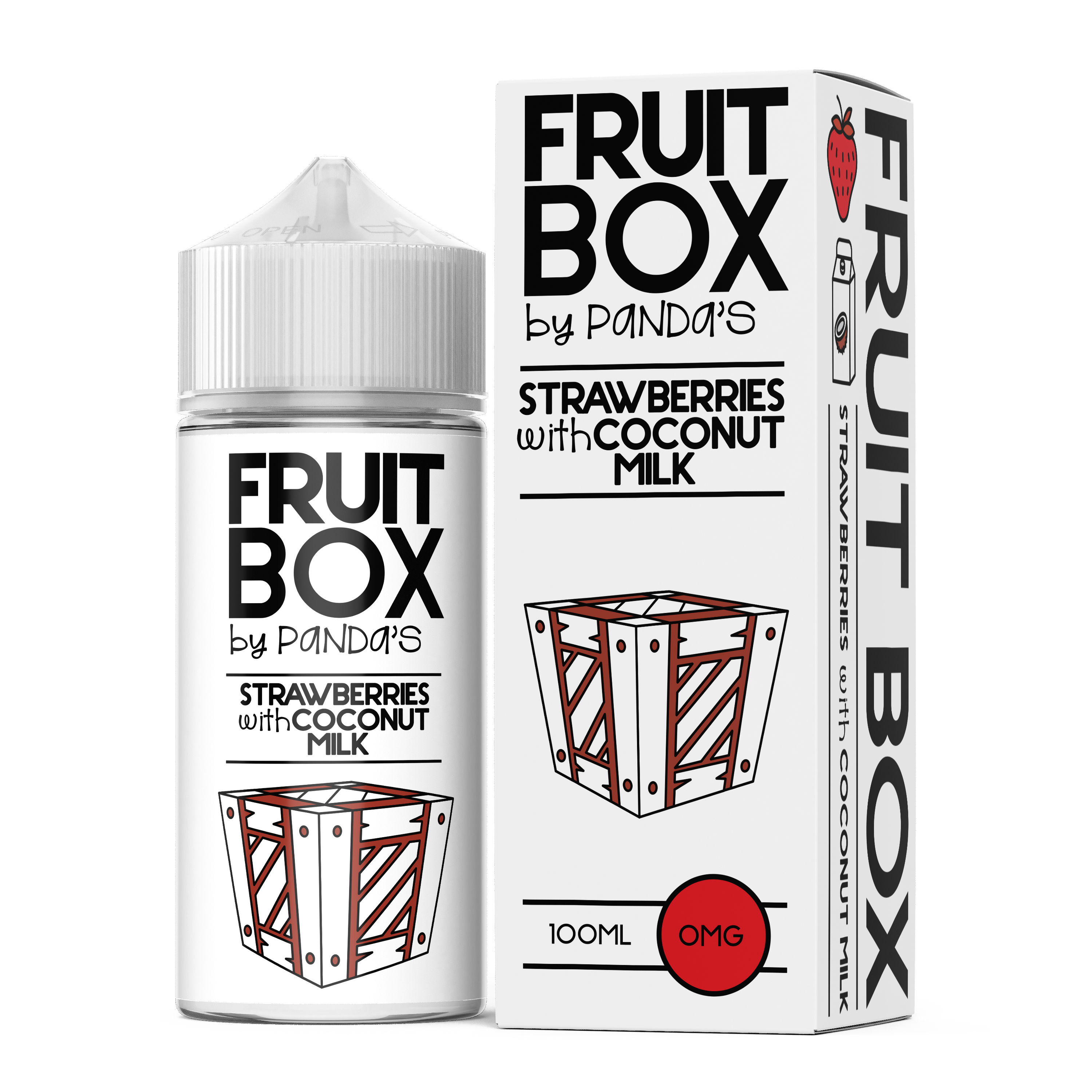 Жидкость ЧЗ Fruit Box Strawberry and Coconut milk. фото 1