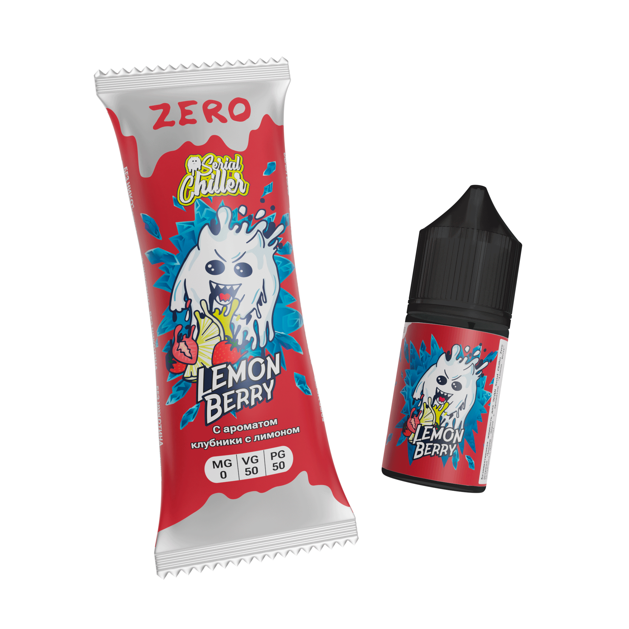 Жидкость ЧЗ Serial Chiller SALT Lemon Berry. фото 1