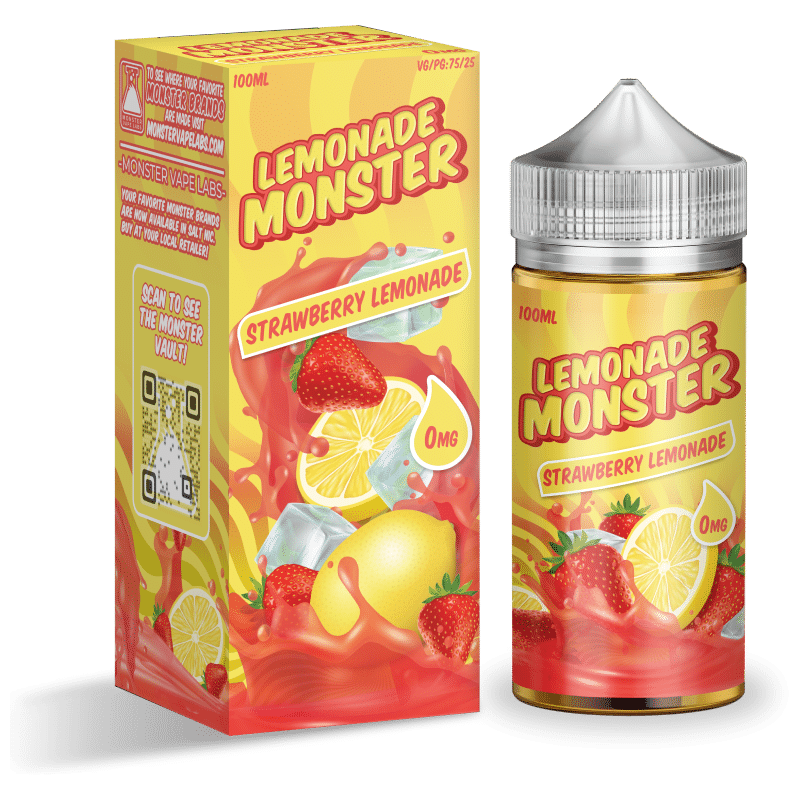 Жидкость ЧЗ Lemonade Monster Strawberry. фото 2