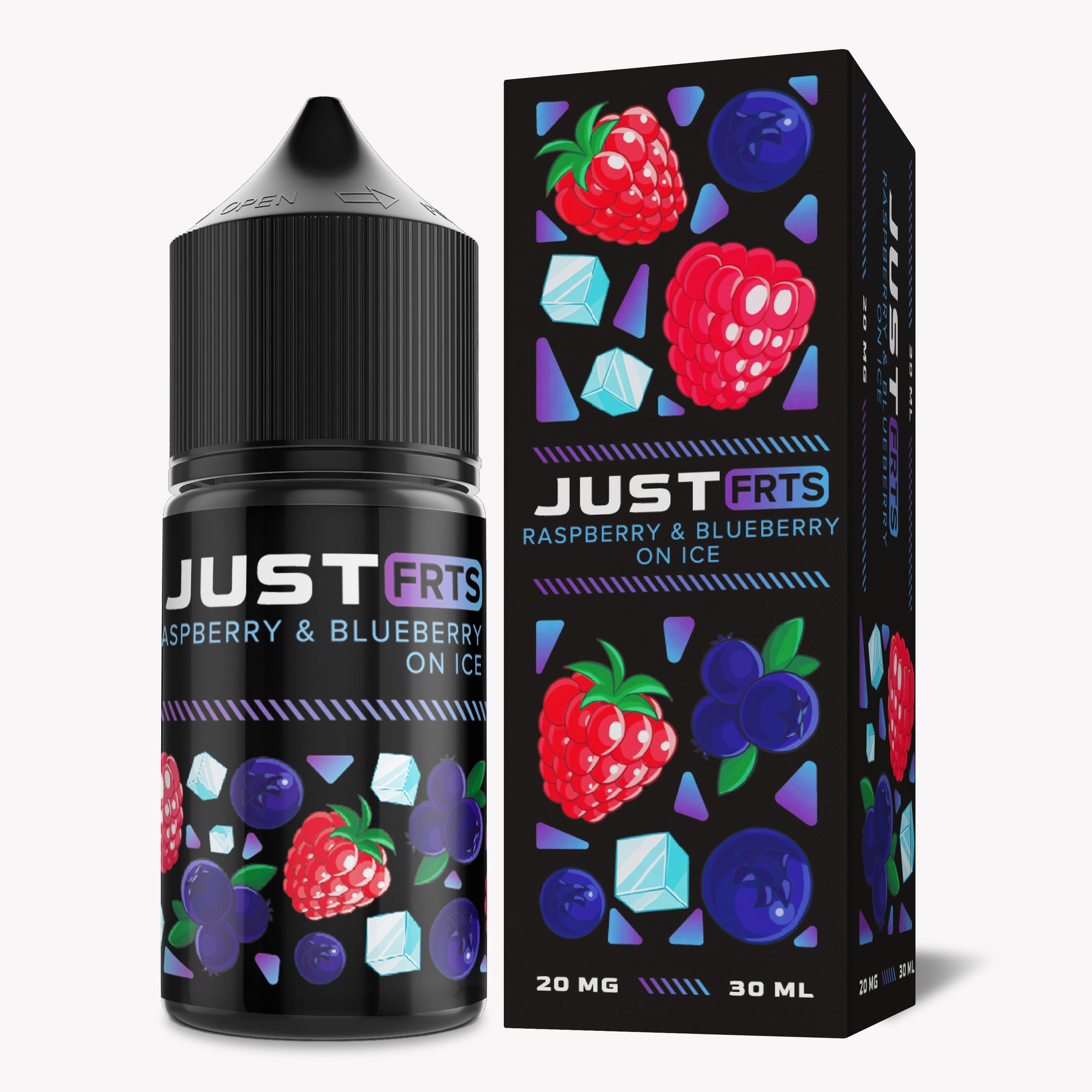 Жидкость Just FRTS SALT Raspberry & Blueberry ICE. фото 1