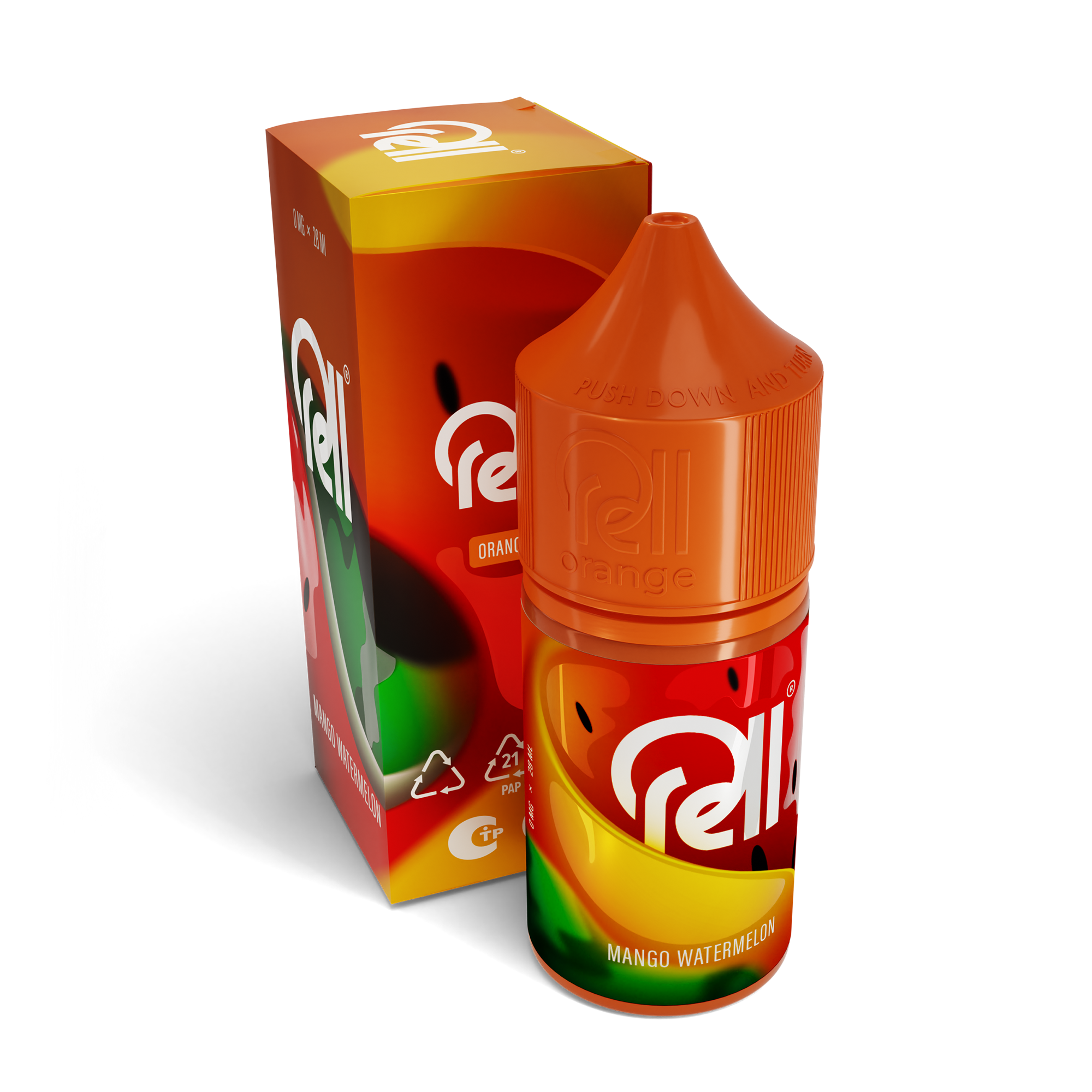 Жидкость RELL Orange SALT Mango Watermelon*. фото 1