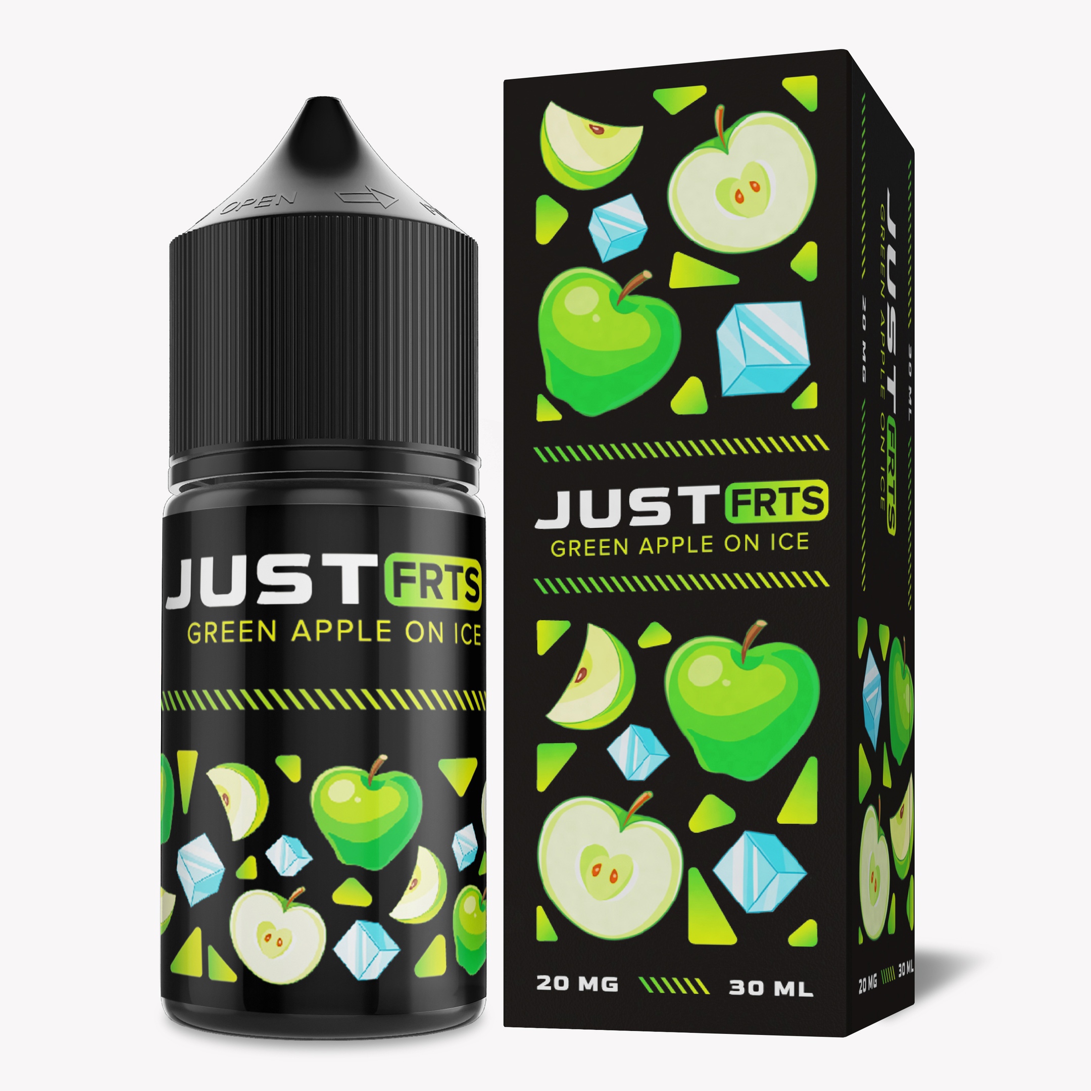 Жидкость Just FRTS SALT Green Apple ICE. фото 1