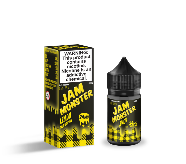 Жидкость ЧЗ Jam Monster SALT Lemon. фото 2