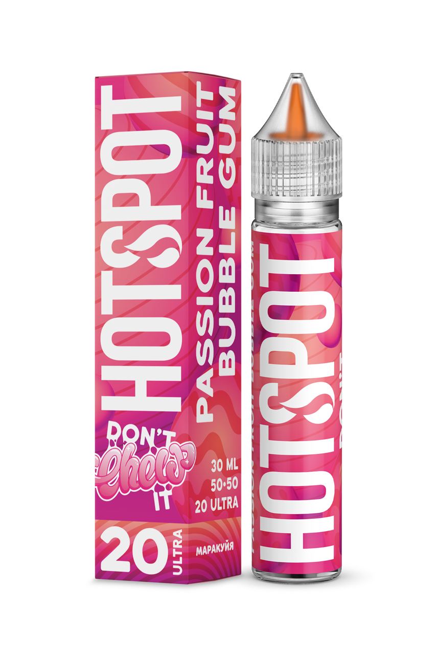 Жидкость ЧЗ Hotspot Don't Chew It SALT Жвачка маракуйя. фото 1