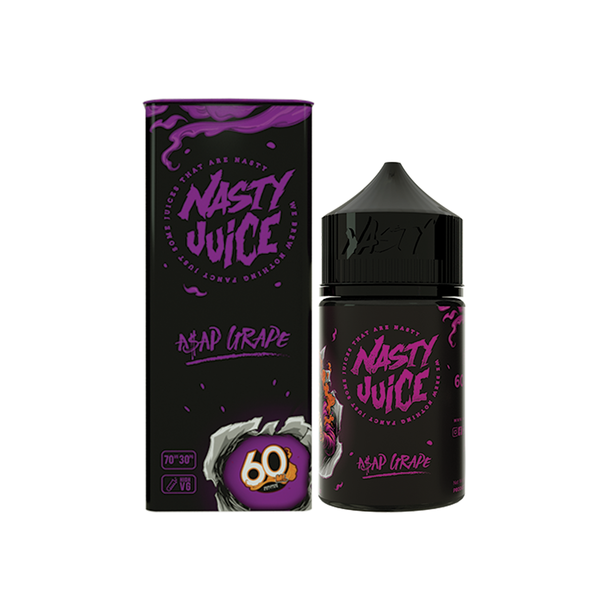 Жидкость ЧЗ Nasty Juice Asap Grape. фото 1