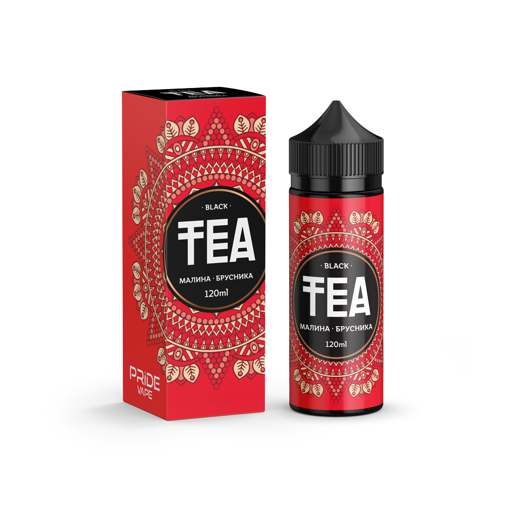 Жидкость TEA Black Малина - Брусника. фото 1