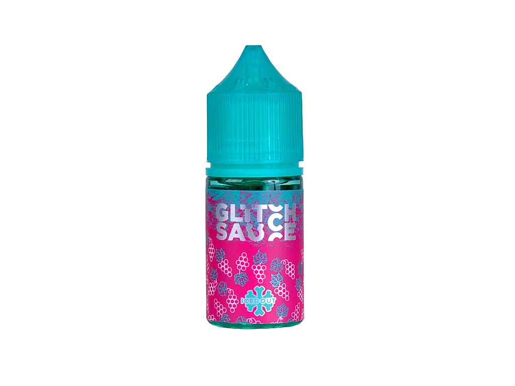 Жидкость Glitch Sauce Iced Out SALT Grape King. фото 1