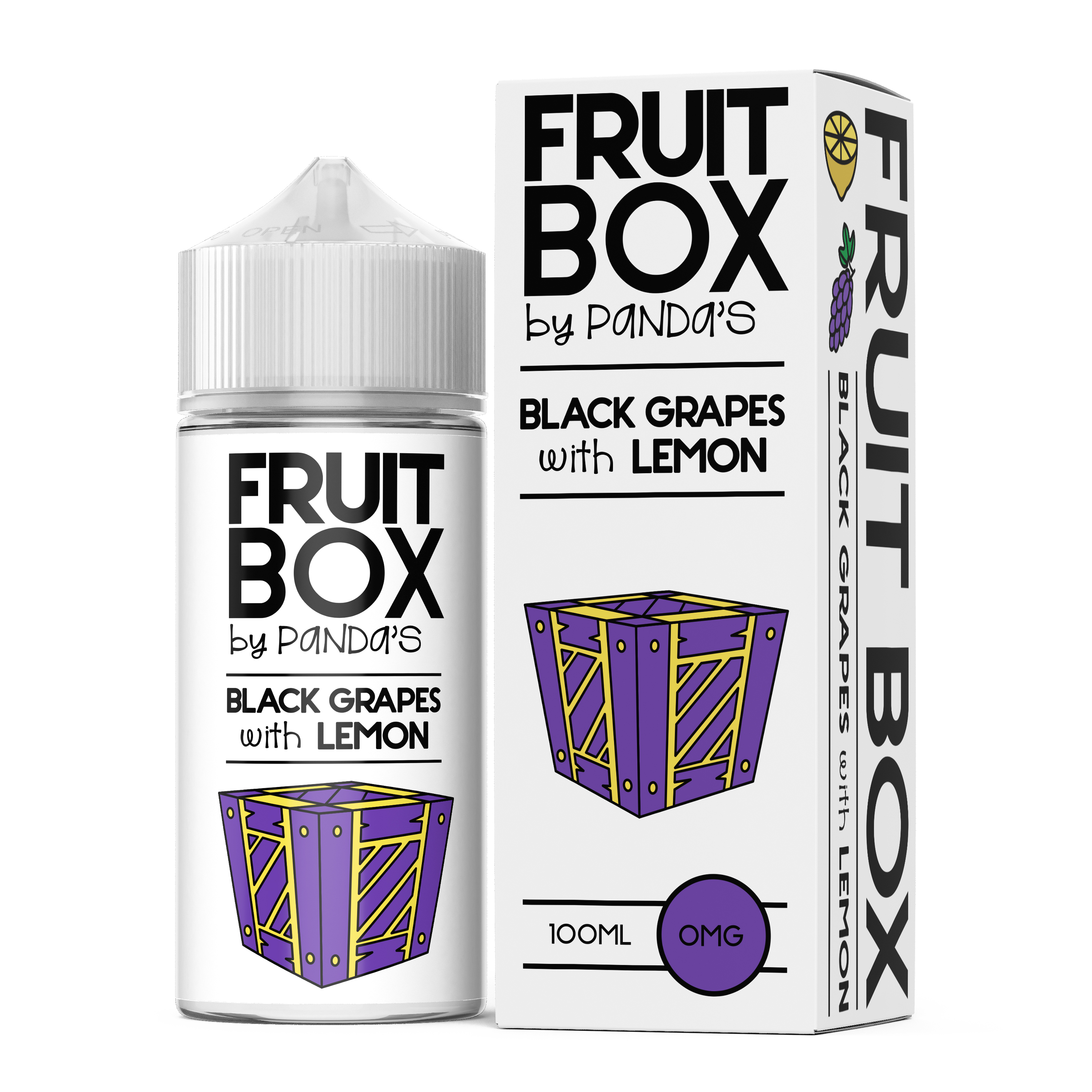 Жидкость ЧЗ Fruit Box Black Grapes with Lemon. фото 1