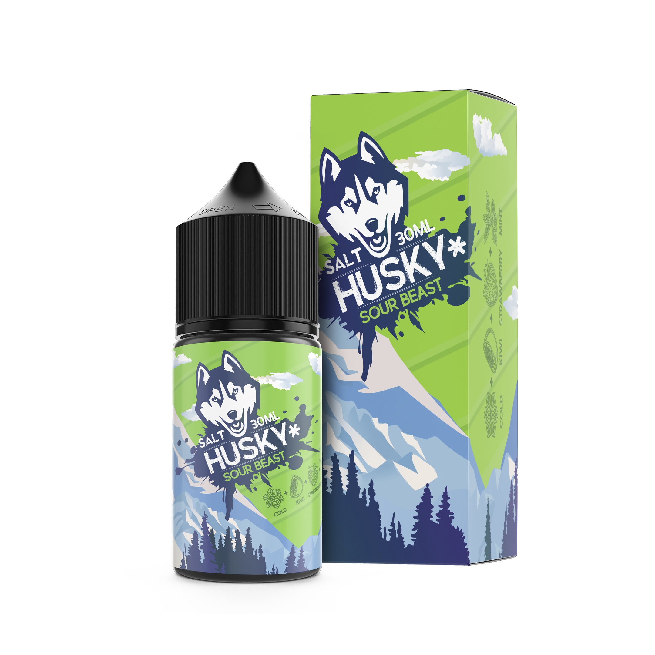 Жидкость ЧЗ HUSKY SALT Sour Beast. фото 1