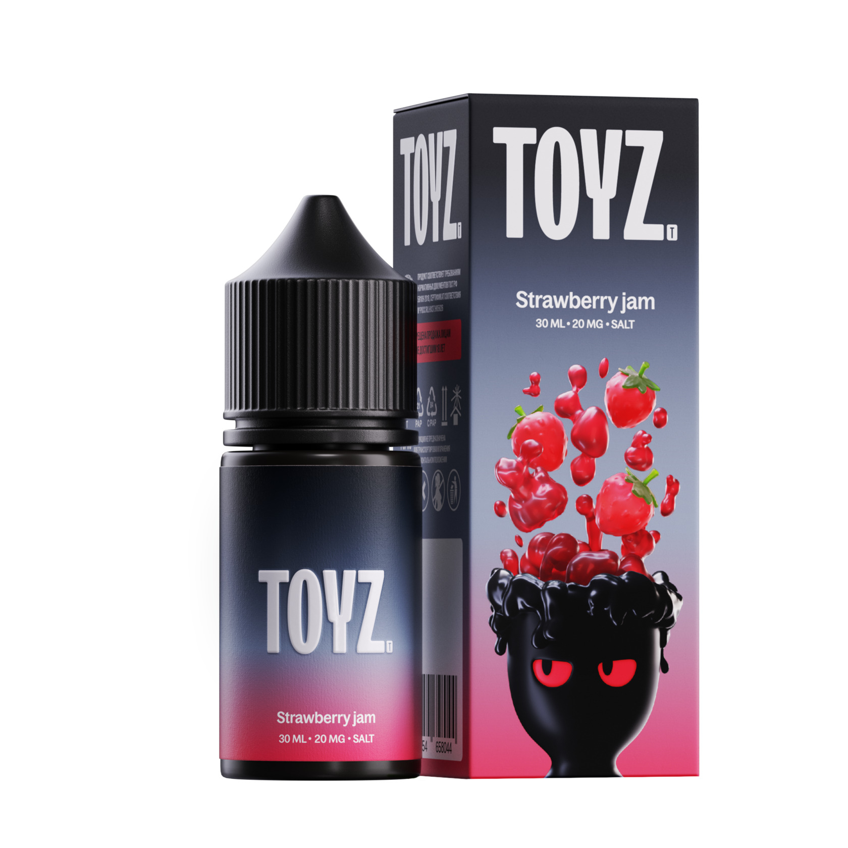 Жидкость ЧЗ Toyz SALT Strawberry Jam. фото 1