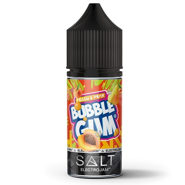 Жидкость ElectroJam SALT Peach&Pear Bubblegum. фото 1