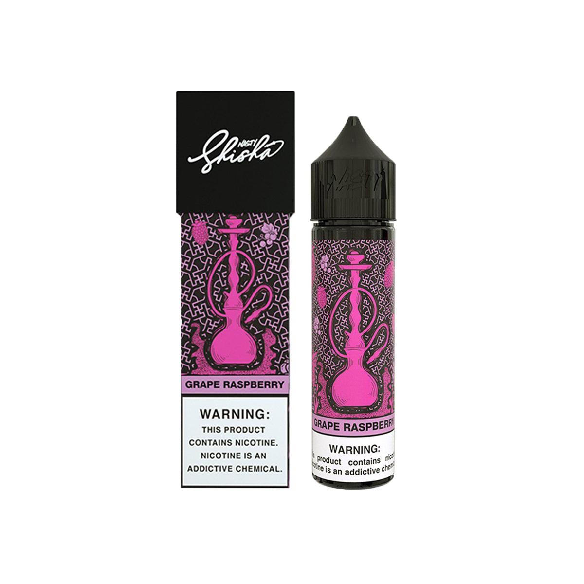 Жидкость ЧЗ Nasty Shisha Grape Raspberry. фото 1