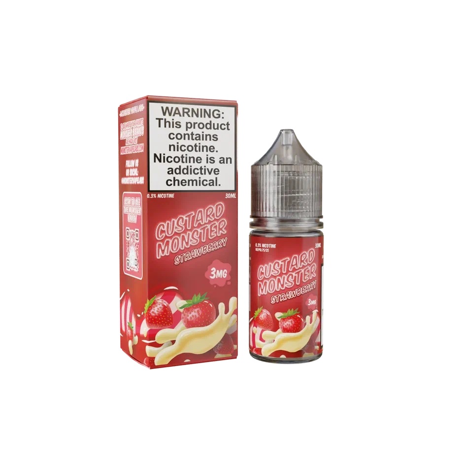 Жидкость ЧЗ Custard Monster Strawberry. фото 1