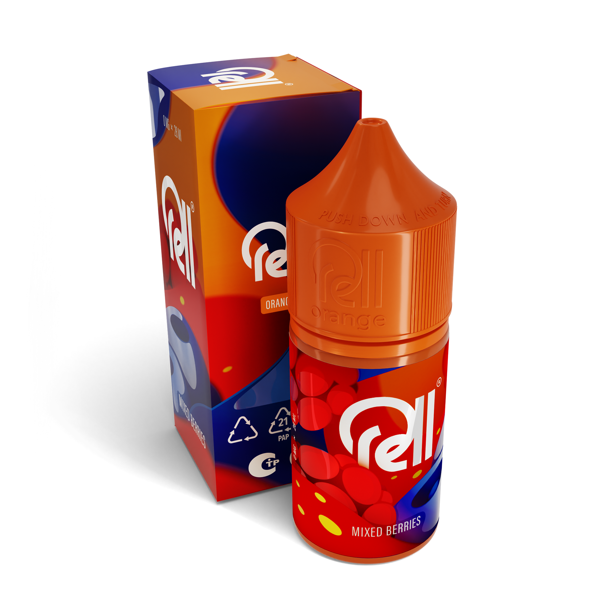 Жидкость RELL Orange SALT Mixed Berry*. фото 1