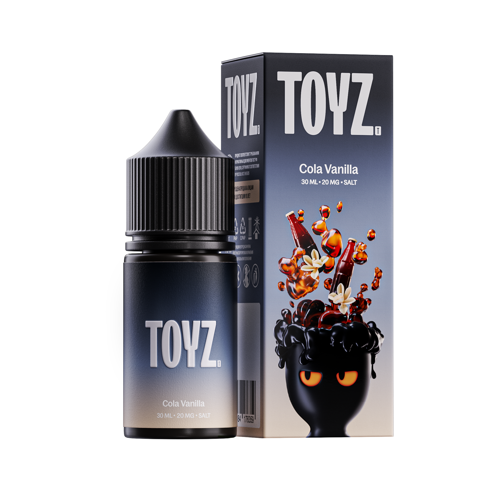 Жидкость ЧЗ Toyz SALT Cola Vanilla. фото 1