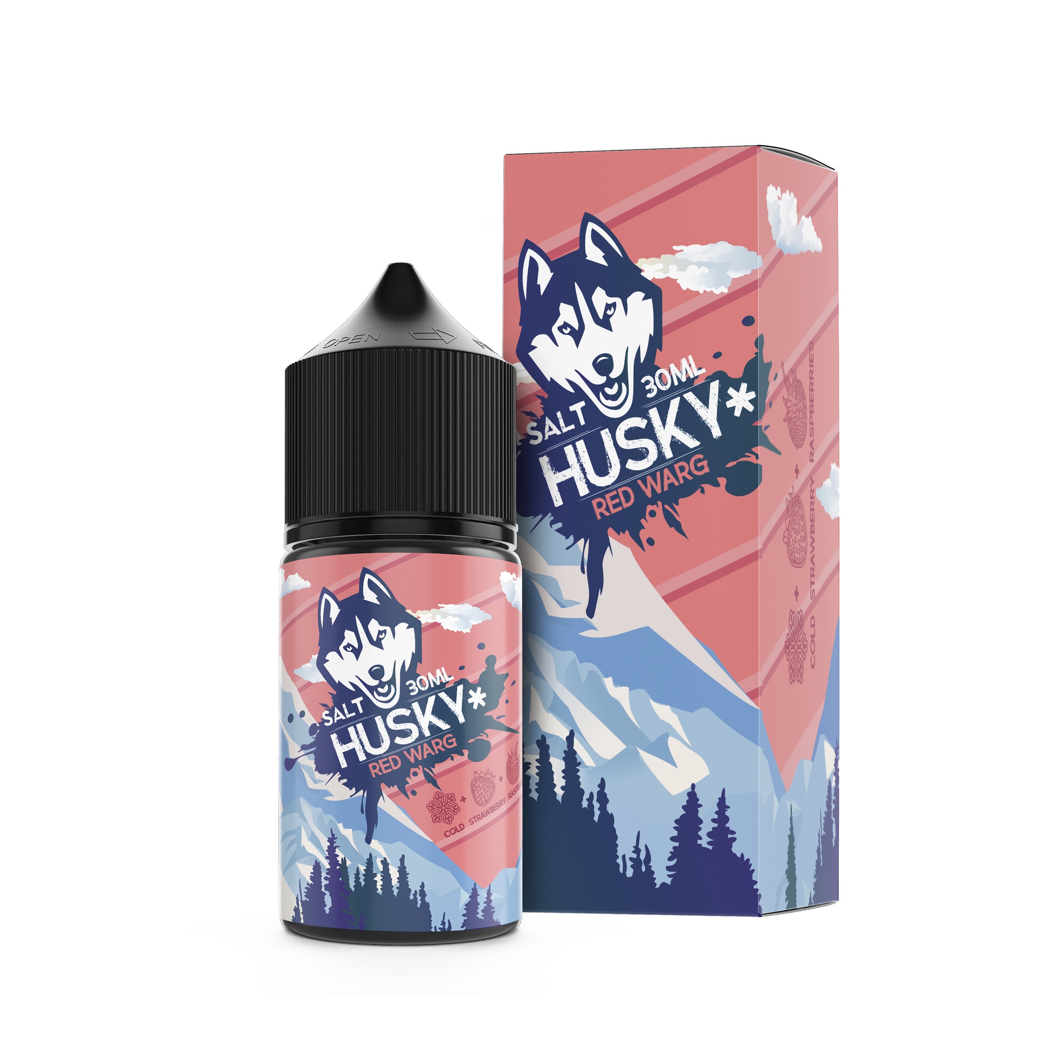 Жидкость ЧЗ HUSKY SALT Red Warg. фото 1