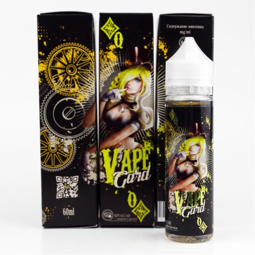 Жидкость Vape Card Дама бубны. фото 1