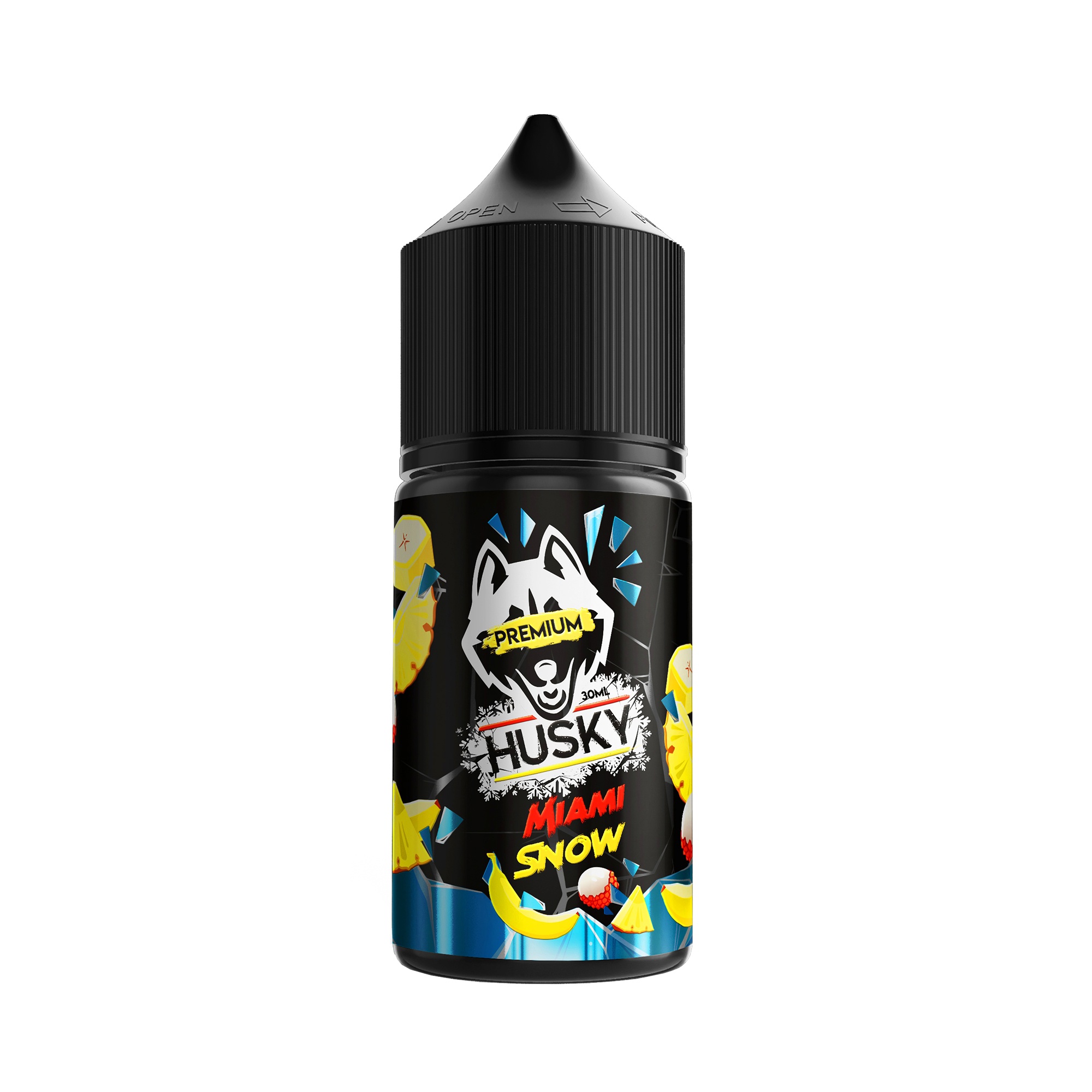 Жидкость ЧЗ HUSKY Premium SALT Miami Snow. фото 1