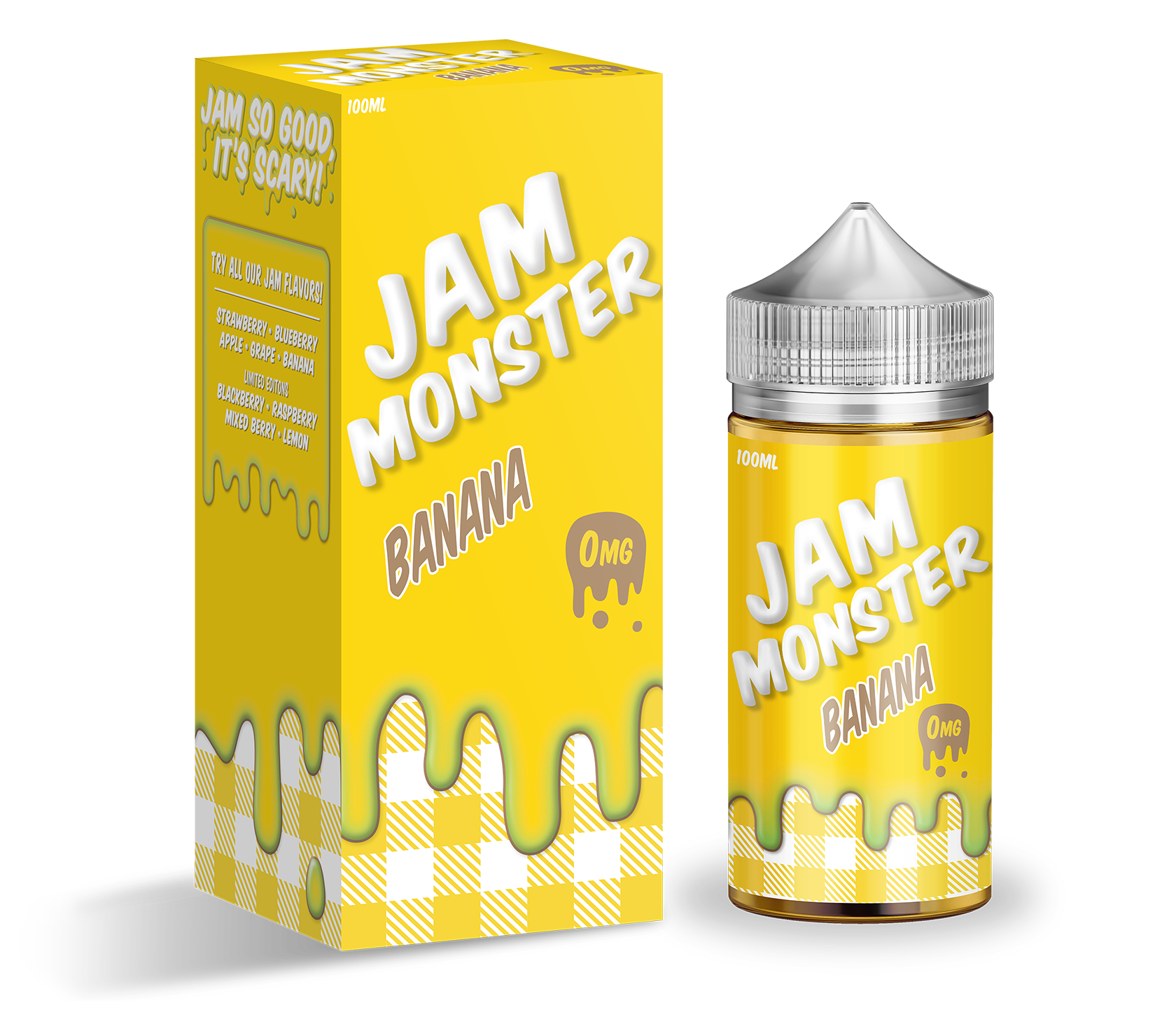 Жидкость ЧЗ Jam Monster Banana. фото 2