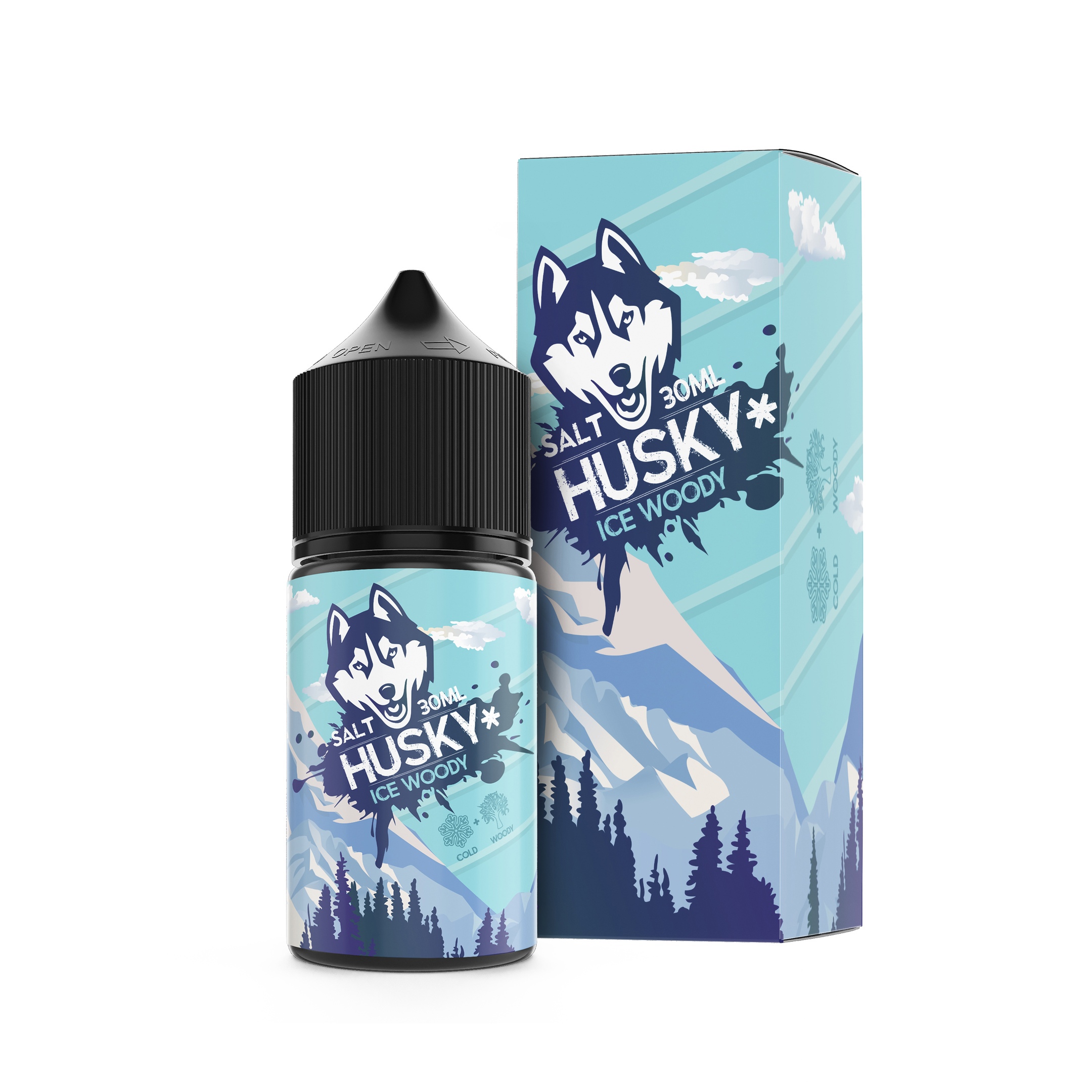Жидкость ЧЗ HUSKY SALT Ice Woody. фото 1