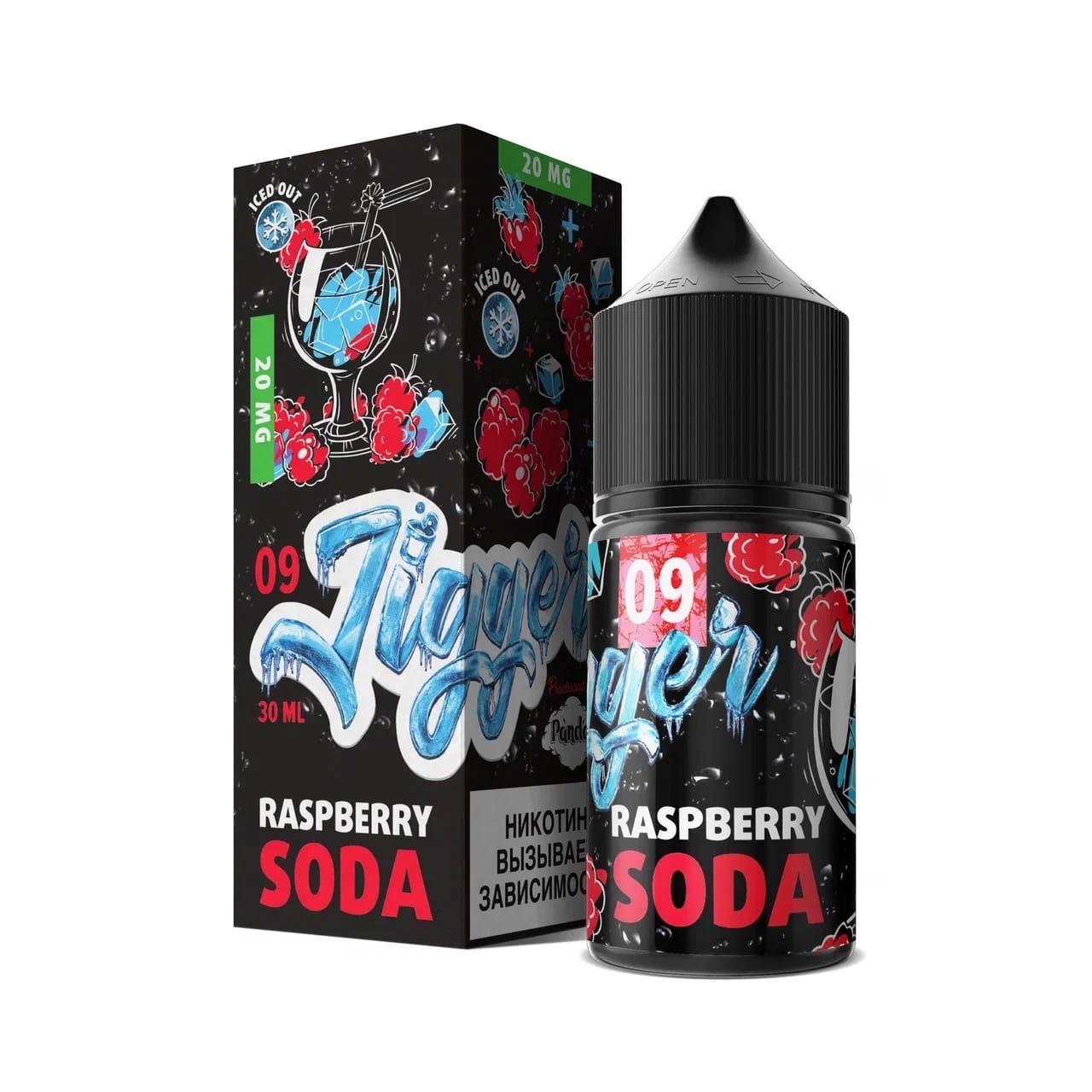 Жидкость ЧЗ Jigger SALT Raspberry Soda. фото 1