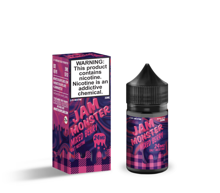 Жидкость ЧЗ Jam Monster SALT Mixed Berry. фото 2