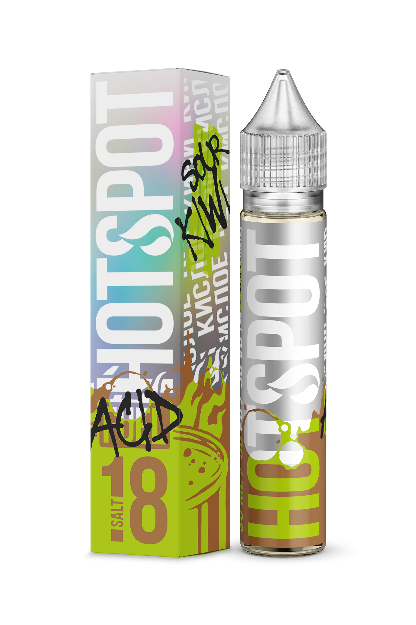 Жидкость ЧЗ Hotspot Acid SALT Sour Kiwi. фото 1