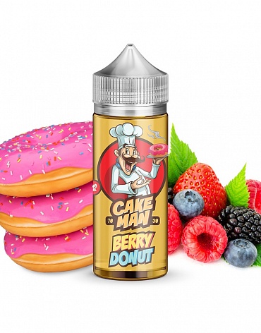 Жидкость Cake Man Berry Donut. фото 1