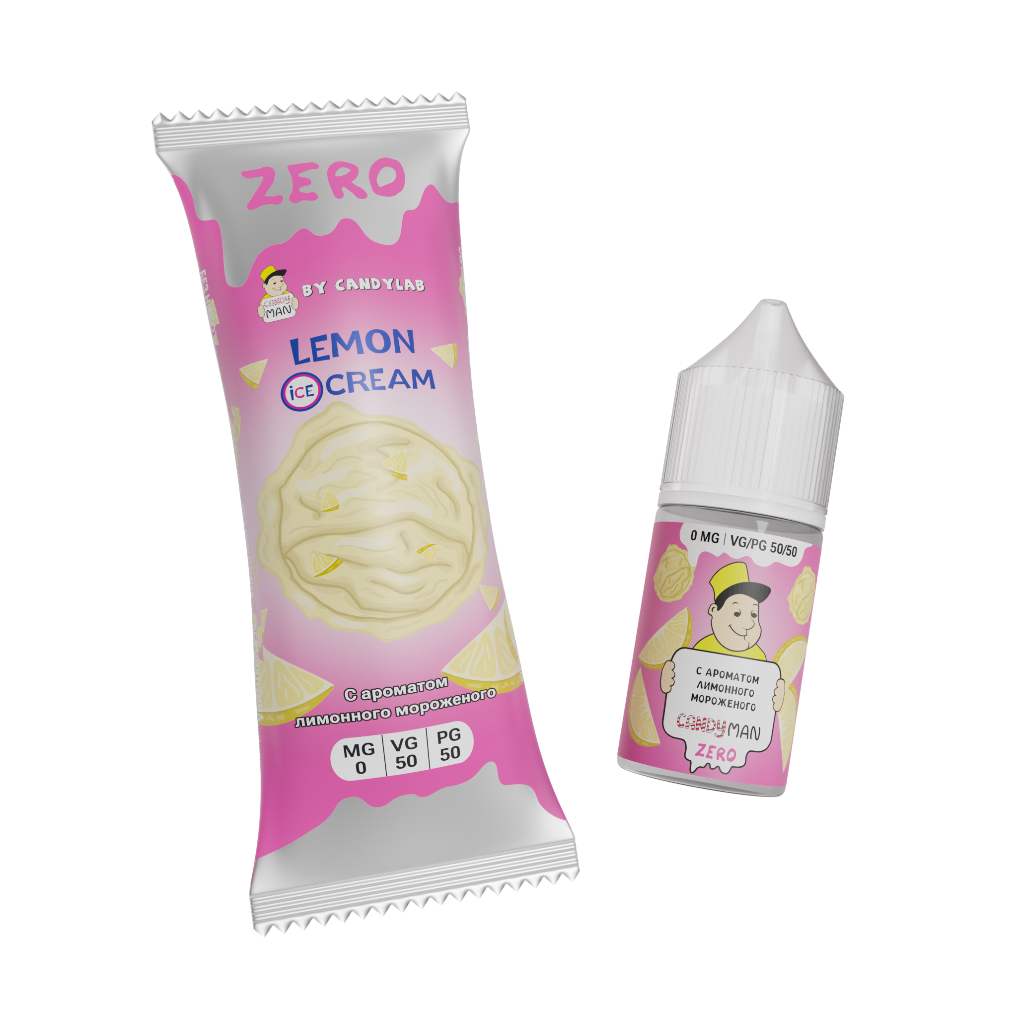 Жидкость ЧЗ Candyman SALT Lemon Ice Cream. фото 1