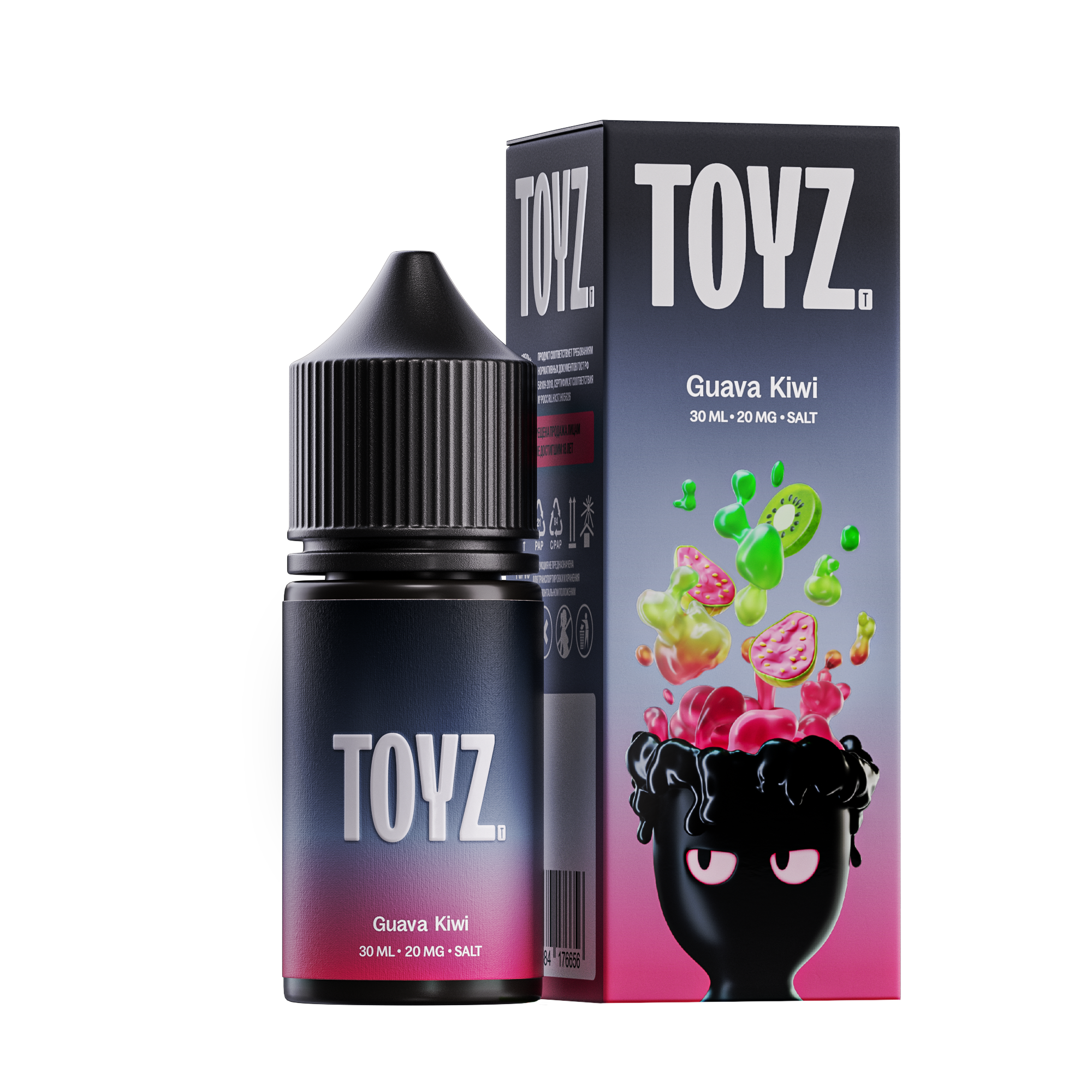 Жидкость ЧЗ Toyz SALT Guava Kiwi. фото 1