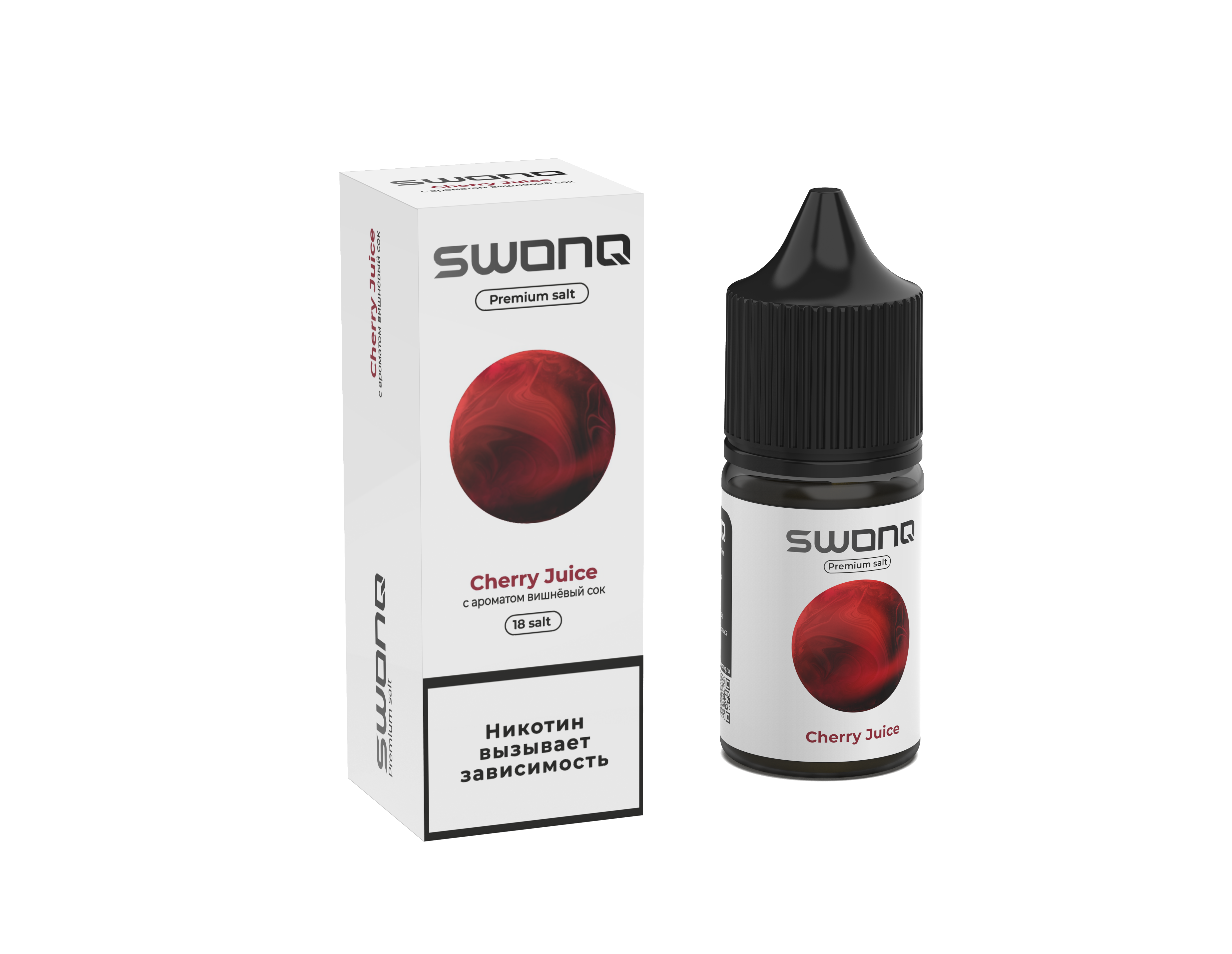 Жидкость ЧЗ Swonq Classic SALT Cherry Juice. фото 1