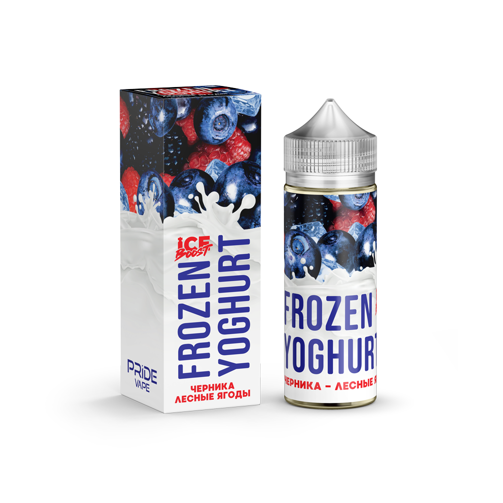 Жидкость Frozen Yoghurt Ice Boost Лесные ягоды - Черника. фото 1