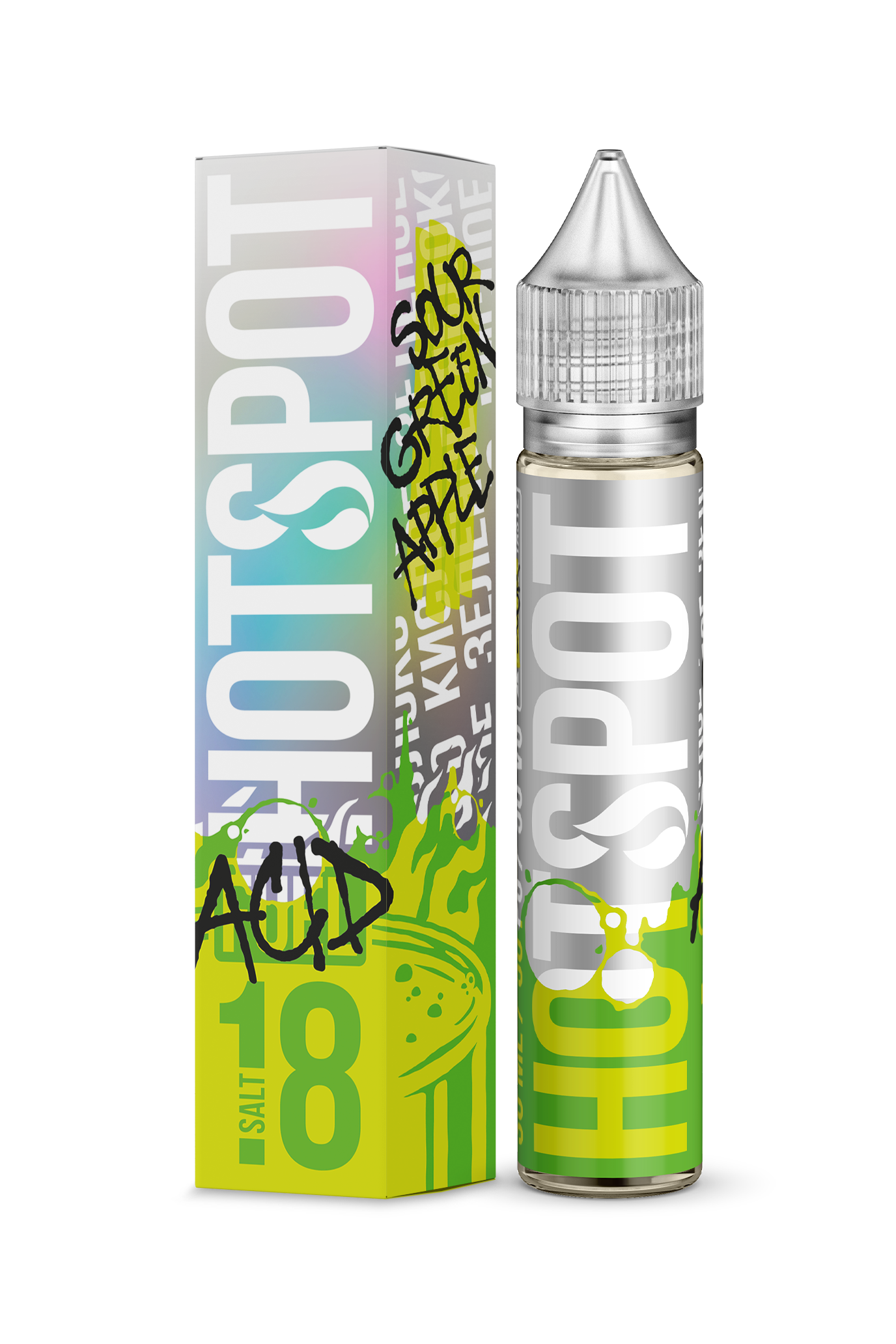 Жидкость ЧЗ Hotspot Acid SALT Sour Apple. фото 1