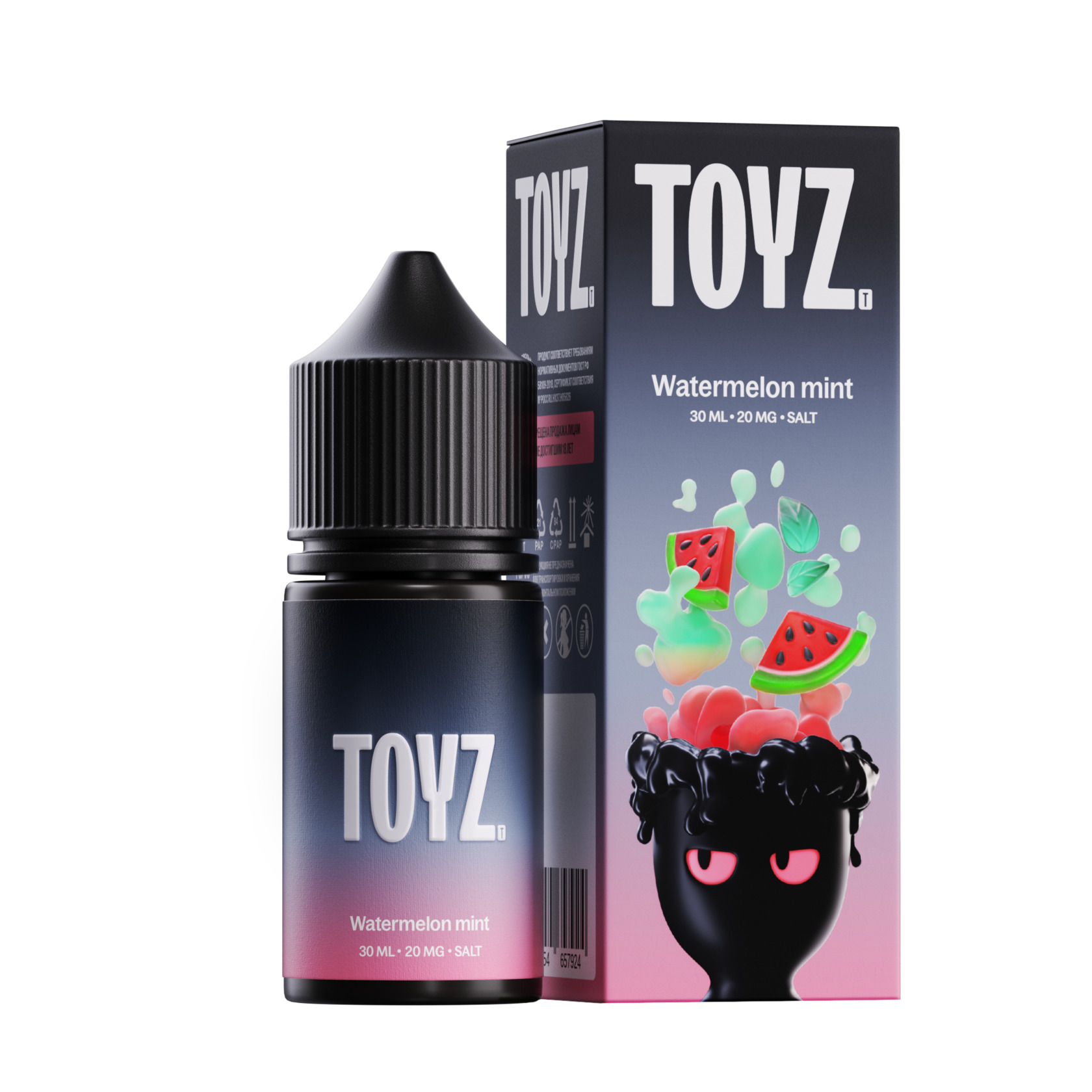 Жидкость ЧЗ Toyz SALT Watermelon Mint. фото 1