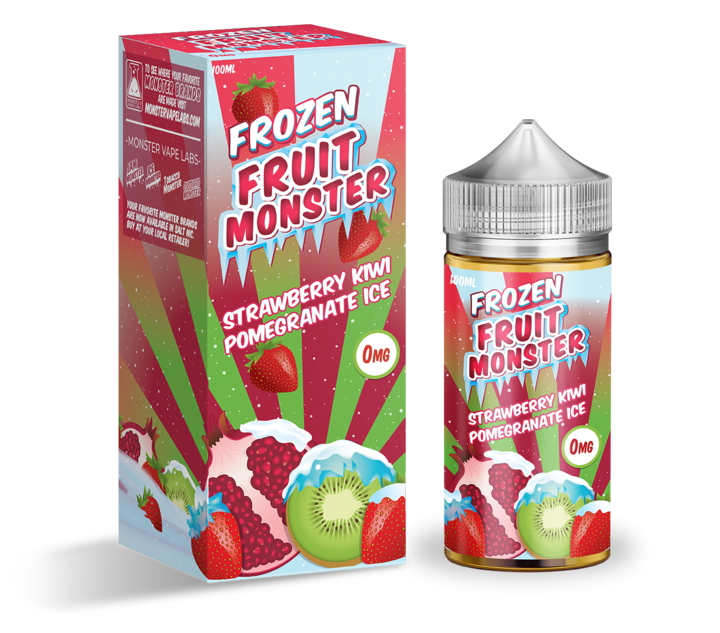 Жидкость ЧЗ Frozen Fruit Monster Strawberry Kiwi Pomegranate Ice. фото 2