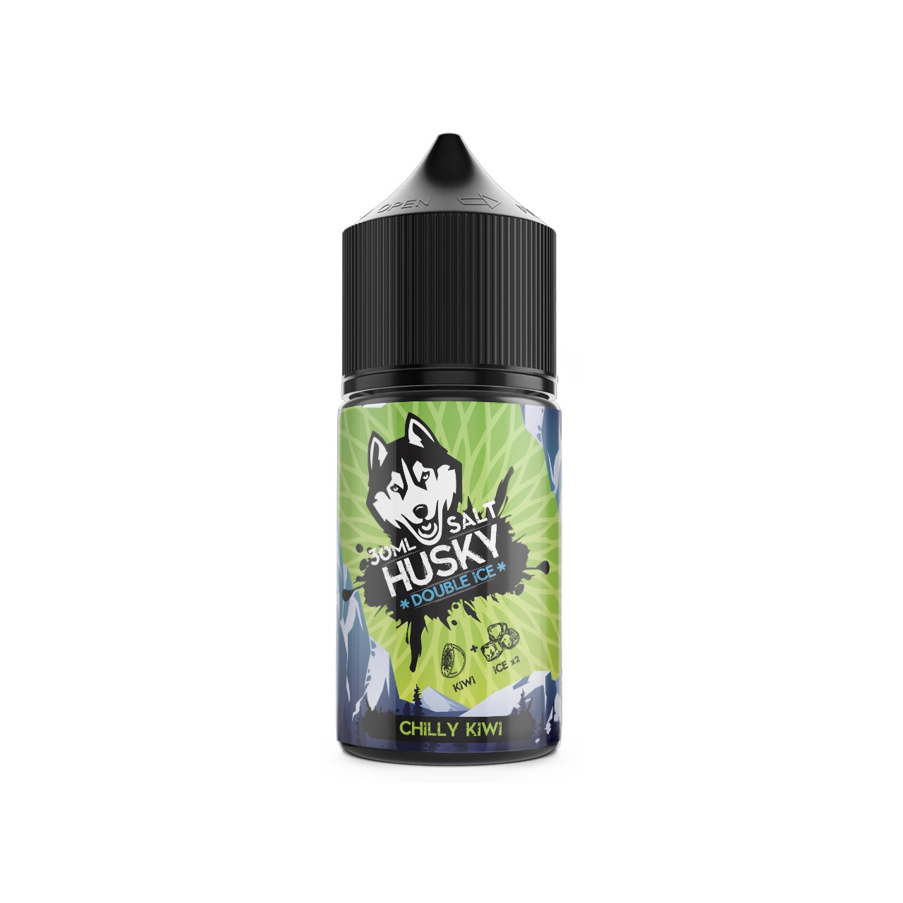 Жидкость ЧЗ HUSKY Double Ice SALT Chilly Kiwi. фото 1