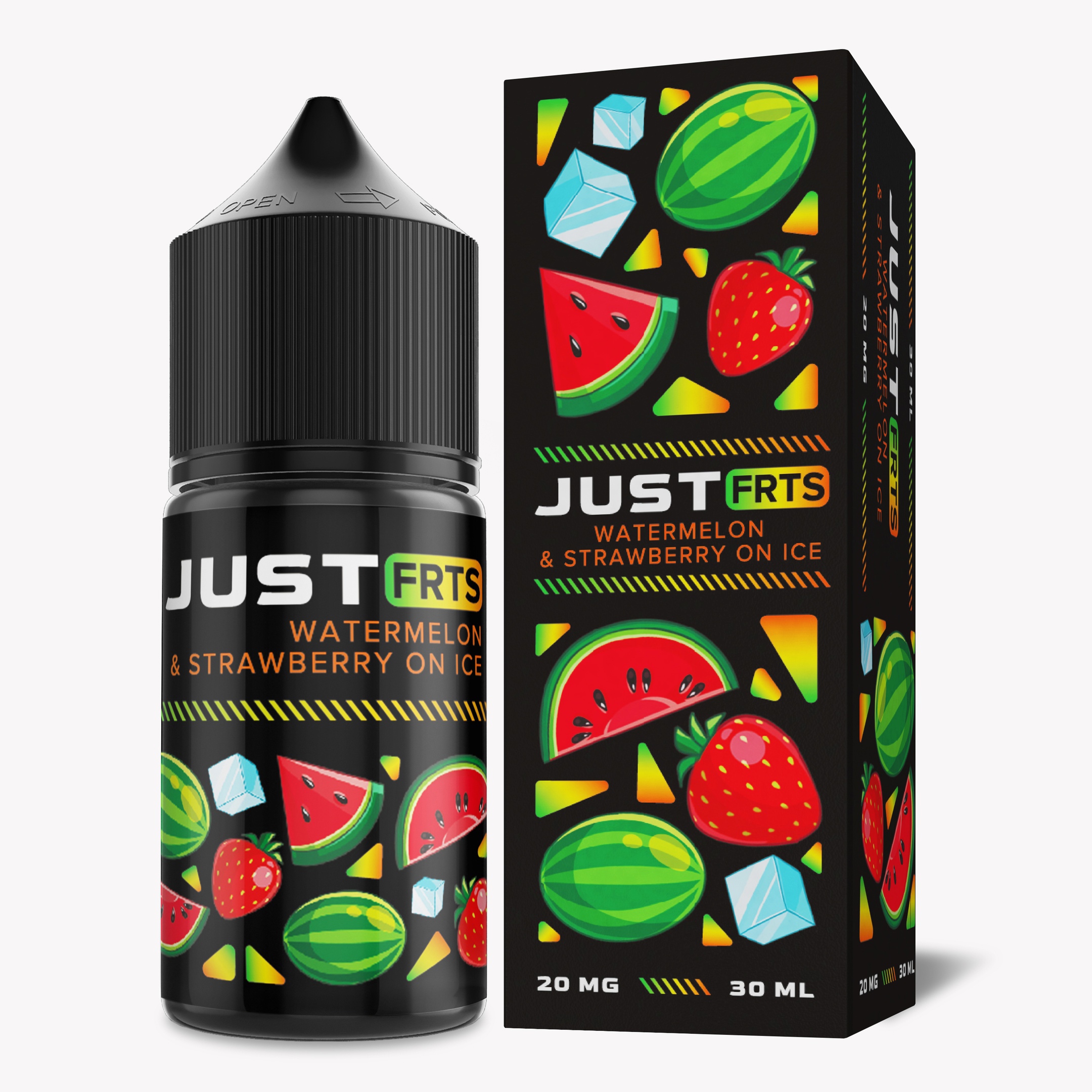 Жидкость Just FRTS SALT Watermelon & Strawberry ICE. фото 1