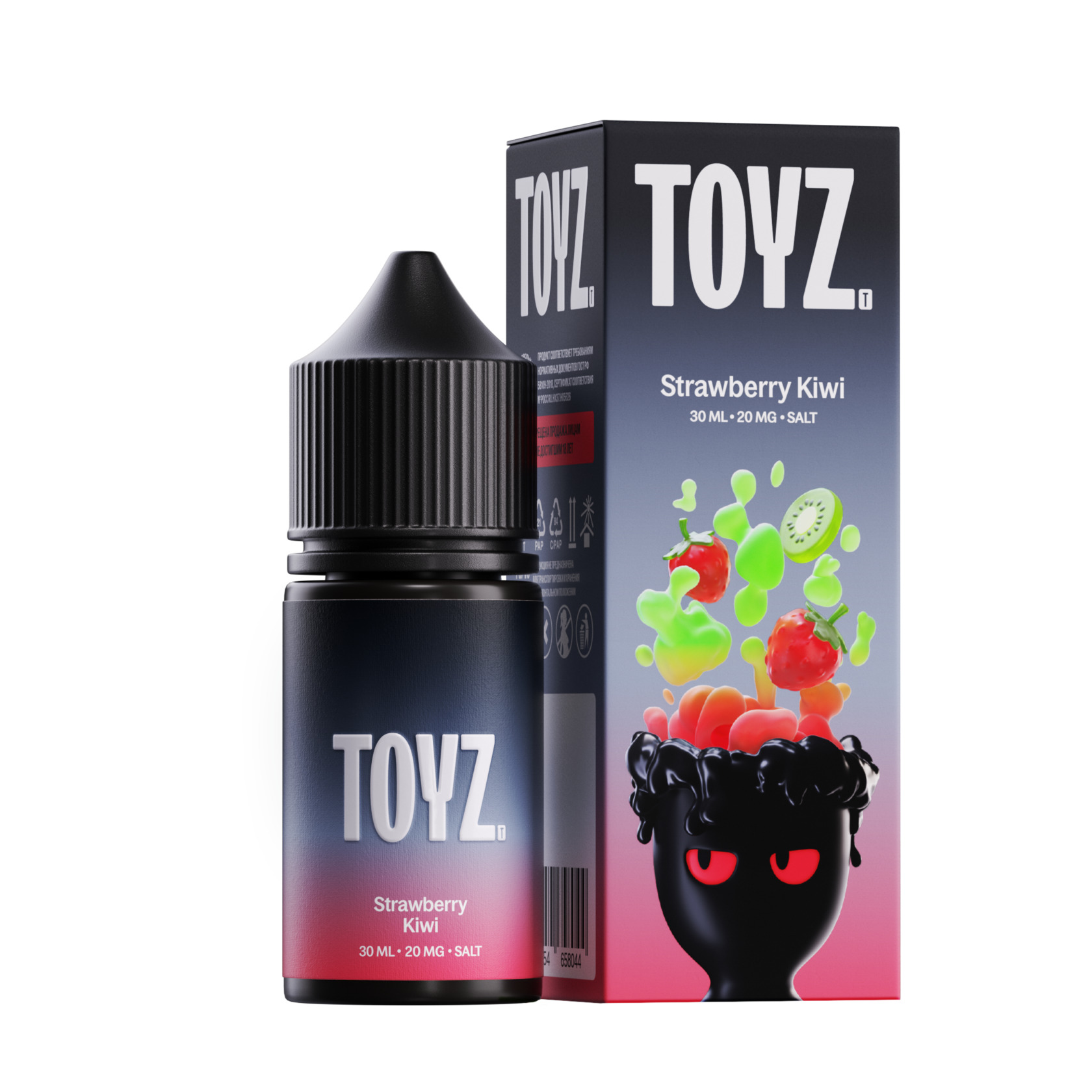 Жидкость ЧЗ Toyz SALT Strawberry Kiwi. фото 1