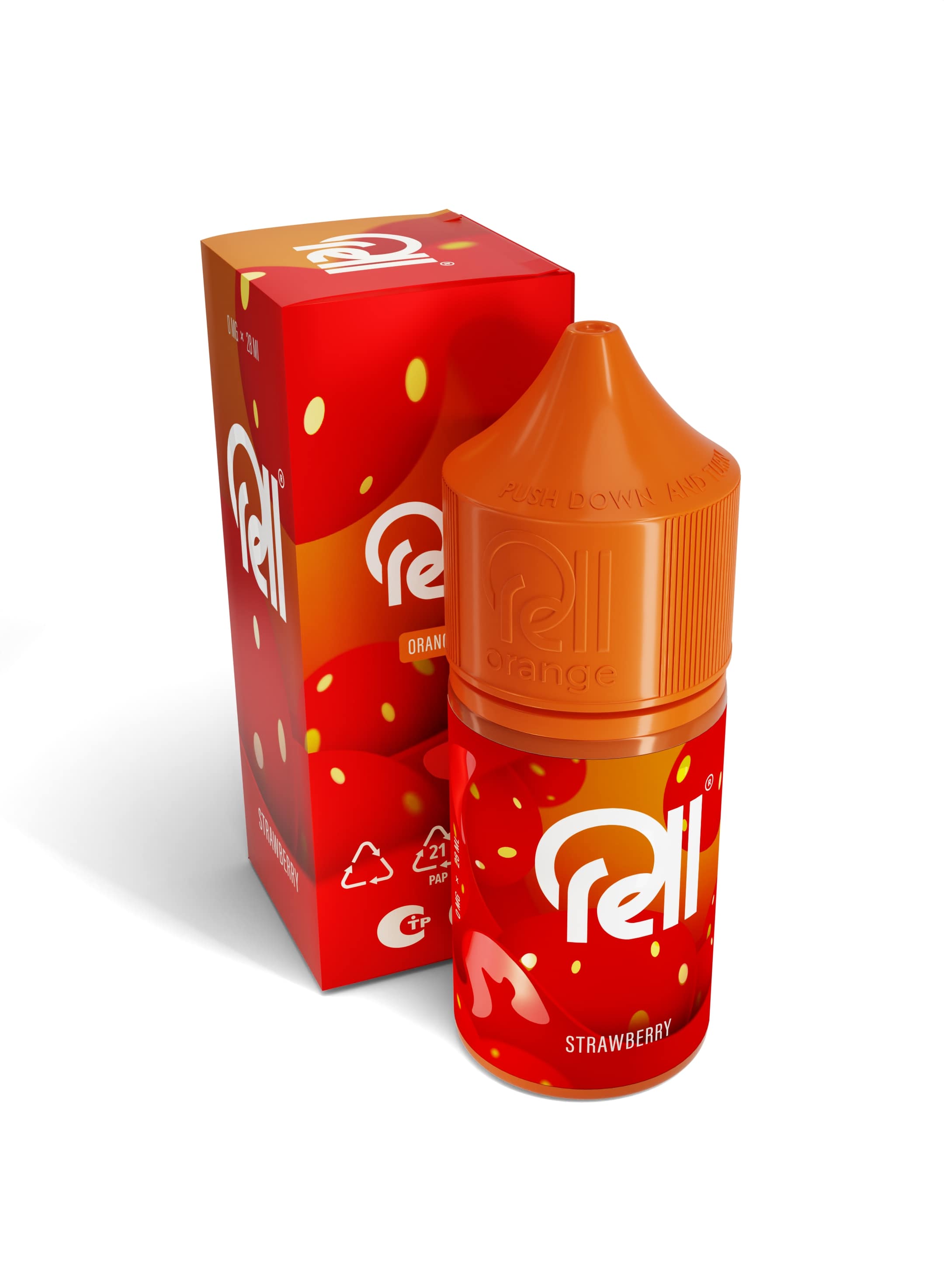 Жидкость RELL Orange SALT Strawberry*. фото 1