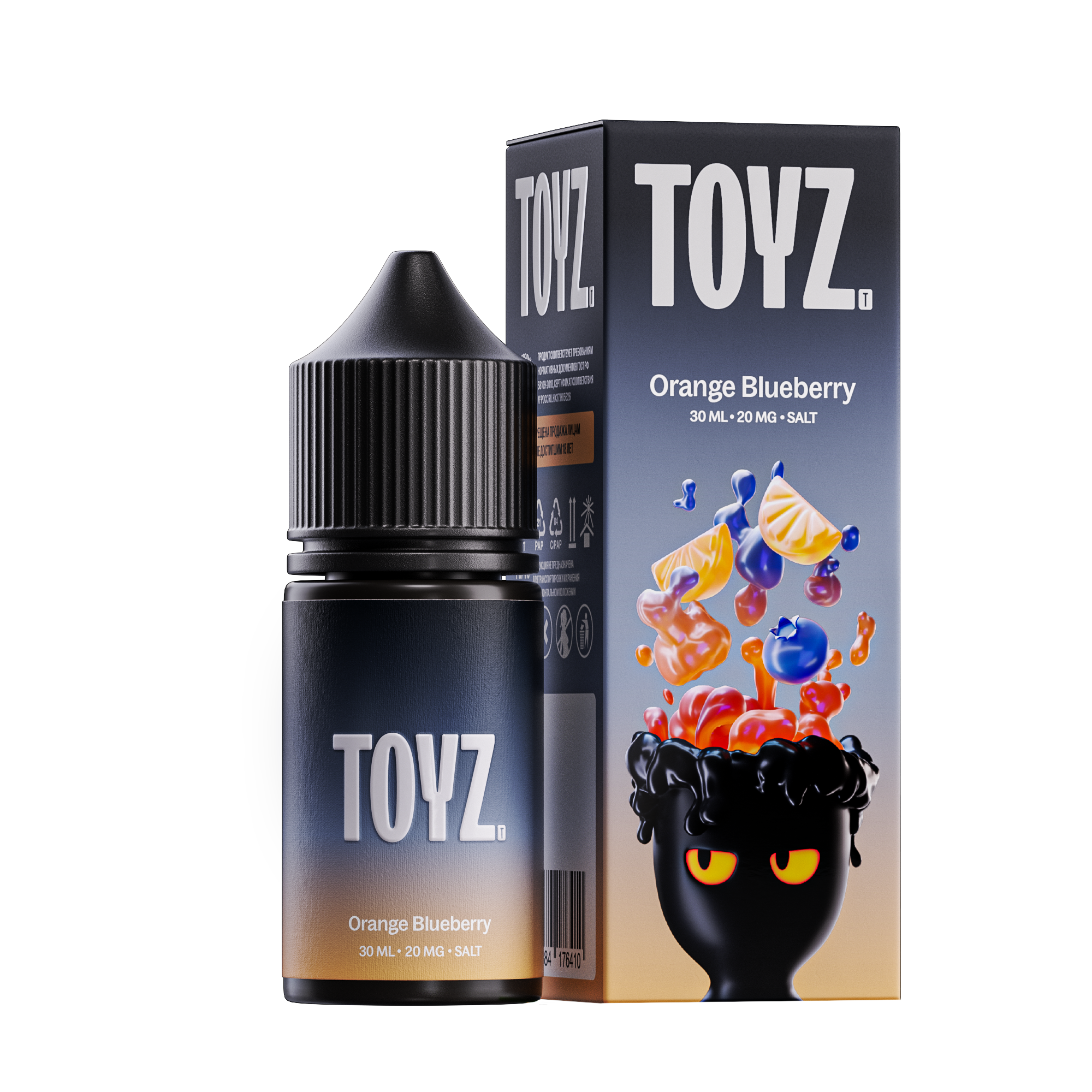 Жидкость ЧЗ Toyz SALT Orange Blueberry. фото 1