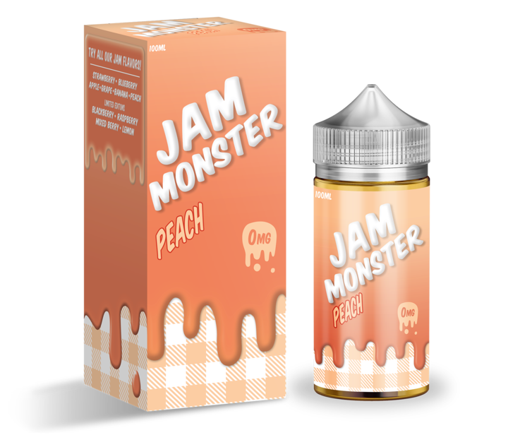 Жидкость ЧЗ Jam Monster Peach. фото 2