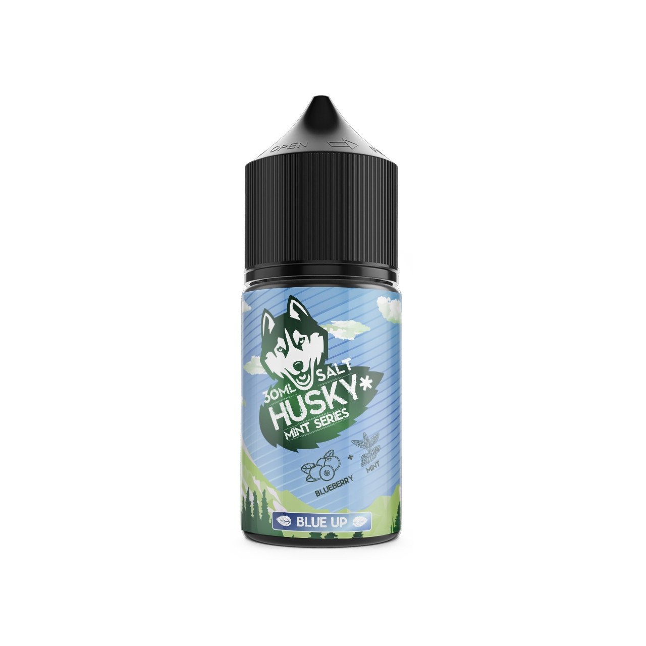 Жидкость ЧЗ HUSKY Mint Series SALT Blue Up. фото 1
