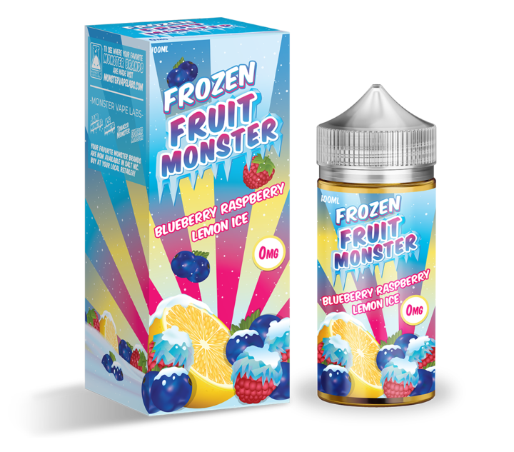 Жидкость ЧЗ Frozen Fruit Monster Blueberry Raspberry Lemon Ice. фото 2