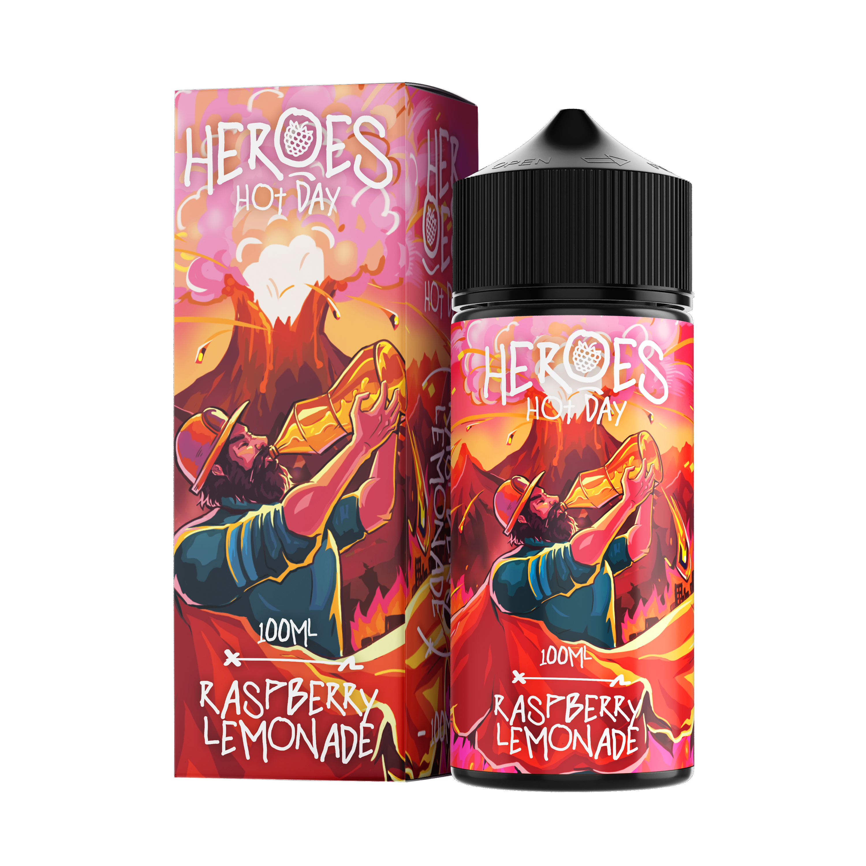 Жидкость Heroes Hotday Raspberry Lemonade. фото 1